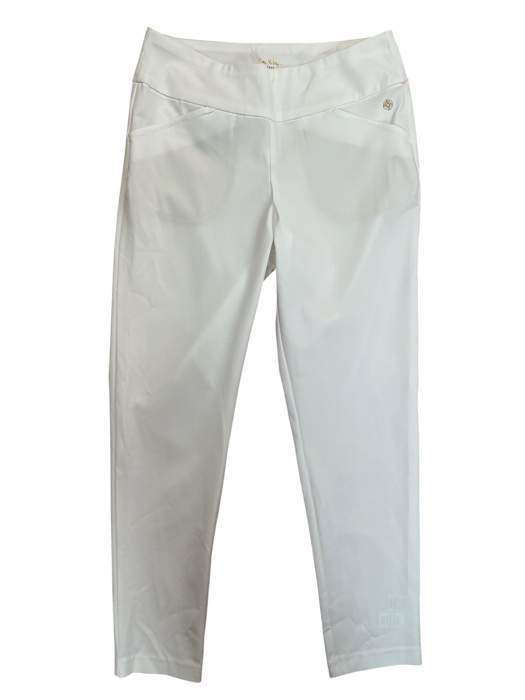 Lilly Pulitzer NWT Corso Pants UPF 50+ Resort White - Size 8