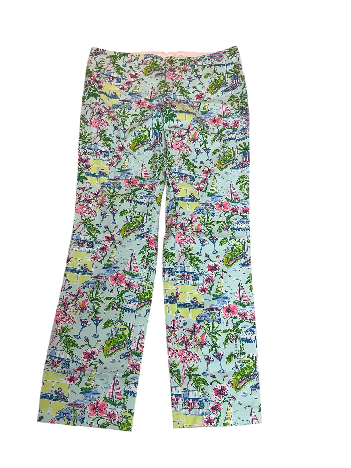Lilly Pulitzer NWT Mens Stuff Mizner Pant Salt Pond Blue Sunny Dee - Size 38