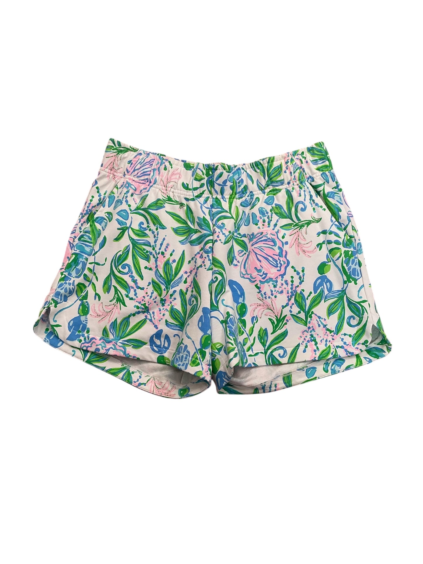Lilly Pulitzer Aldora Linen Shorts Resort White Just A Pinch - Size M