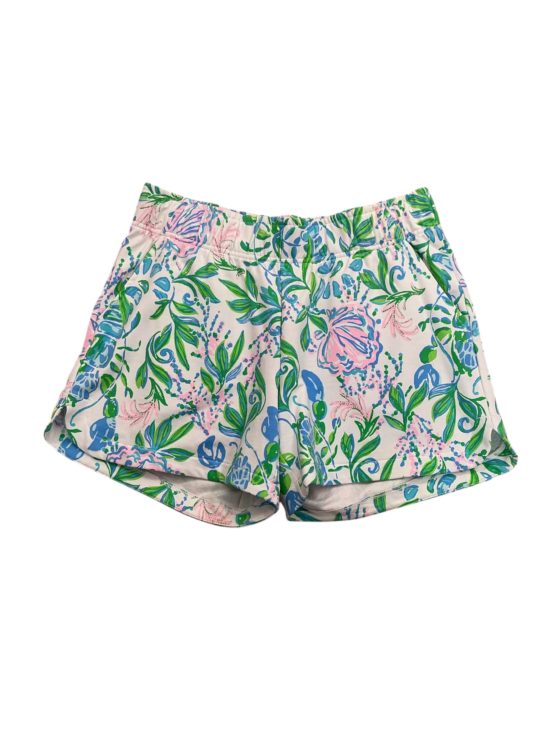 Lilly Pulitzer Aldora Linen Shorts Resort White Just A Pinch - Size M