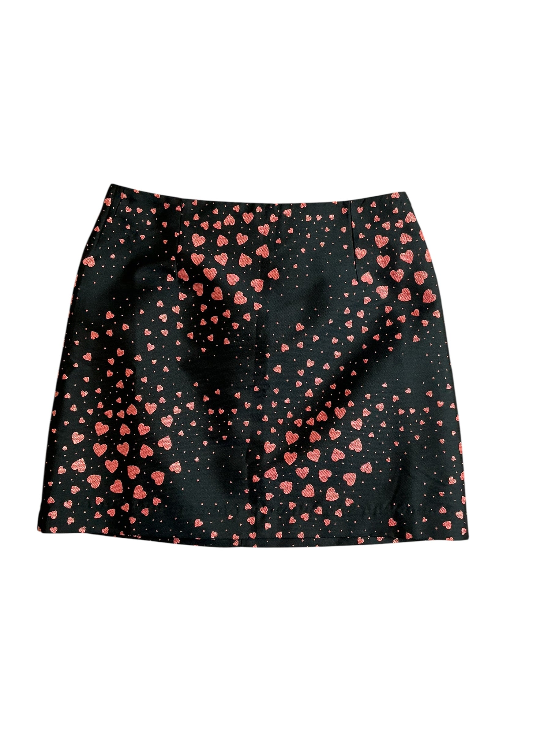 Lilly Pulitzer NWT Alder Skirt True Navy Heart Jacquard- Size 10