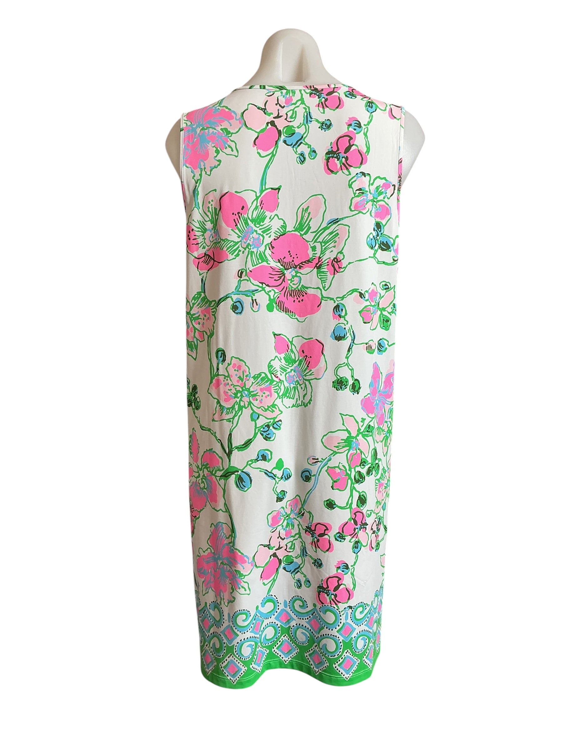 Lilly Pulitzer NWT Johanna Sleeveless Coverup Orchids On The Avenue Engineered - Size M