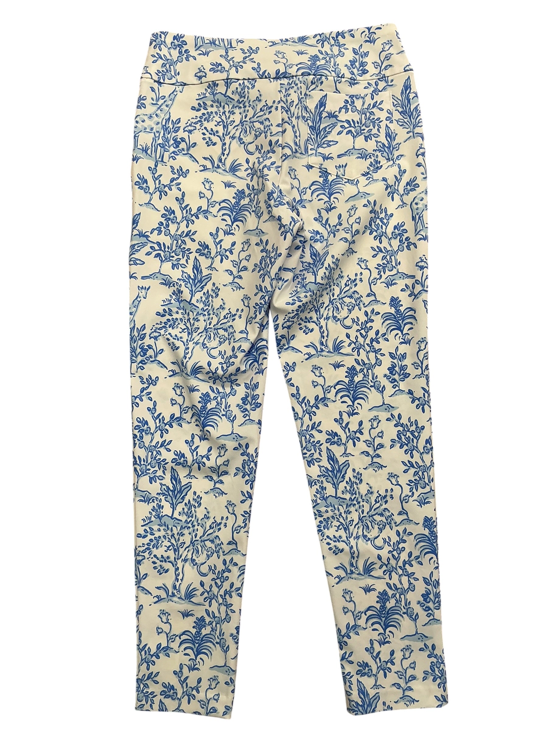 Lilly Pulitzer Luxletic Corso Golf Pants Resort White Tall Tales - Size 6