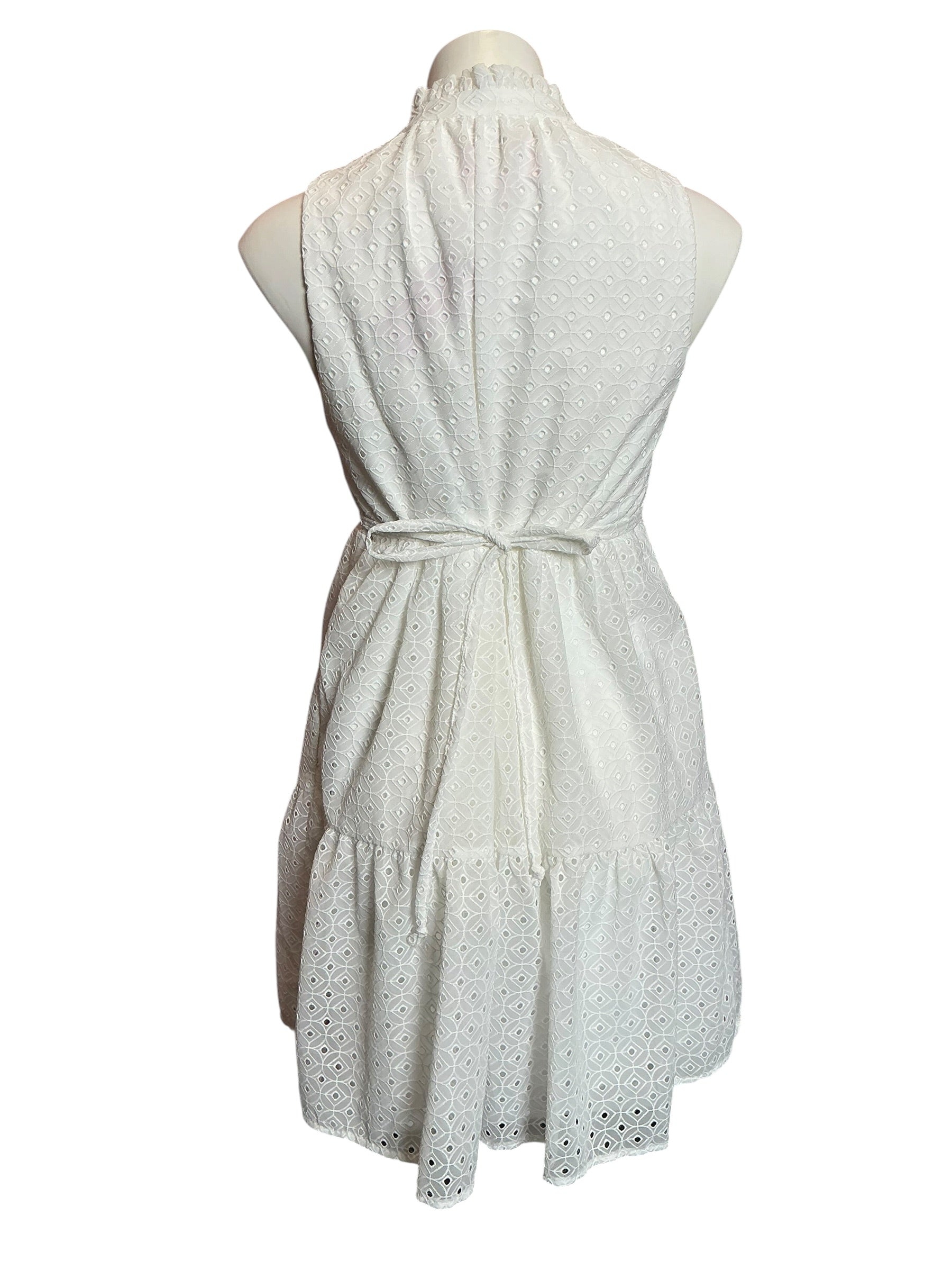 Lilly Pulitzer Novella Swing Dress Resort White Mini Medallion -Size S