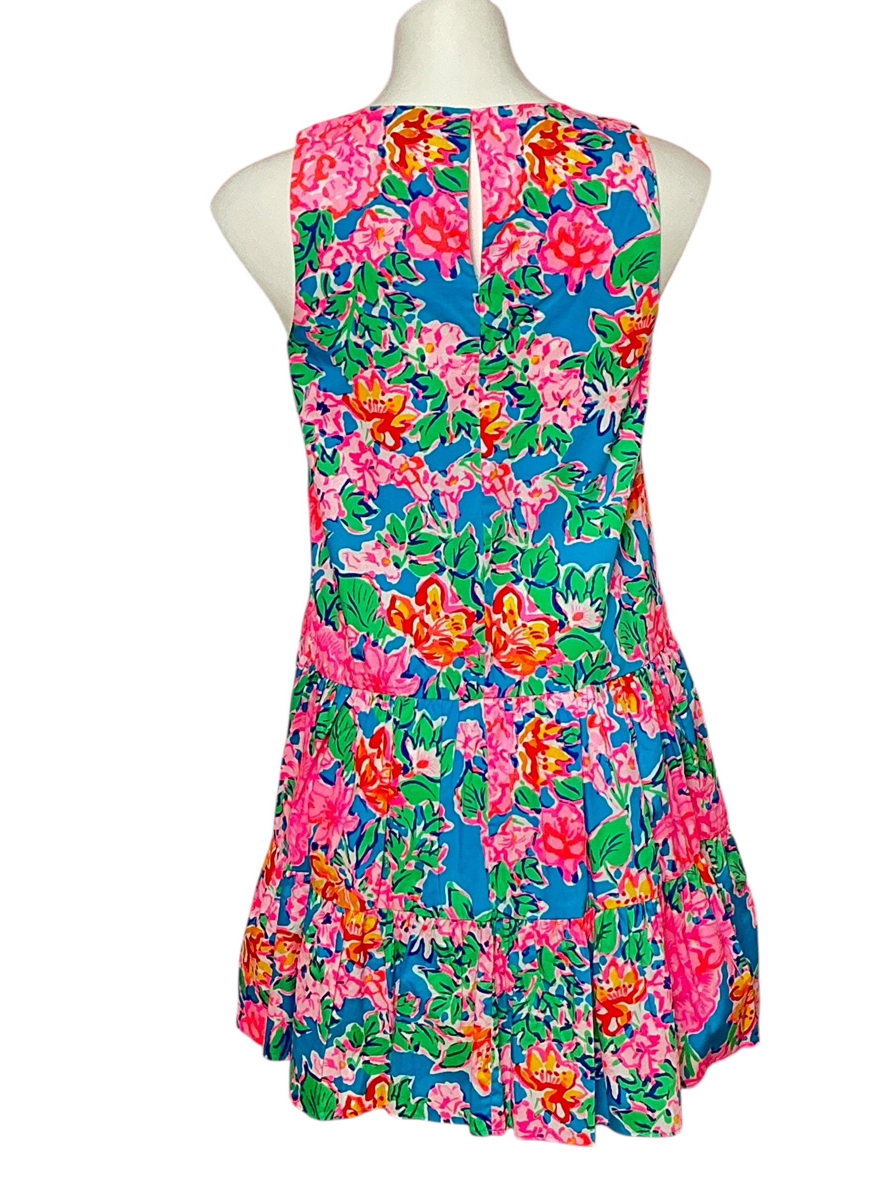 Lilly Pulitzer NWT - Trina Dress - Multi Rose To The Occasion - Size XS