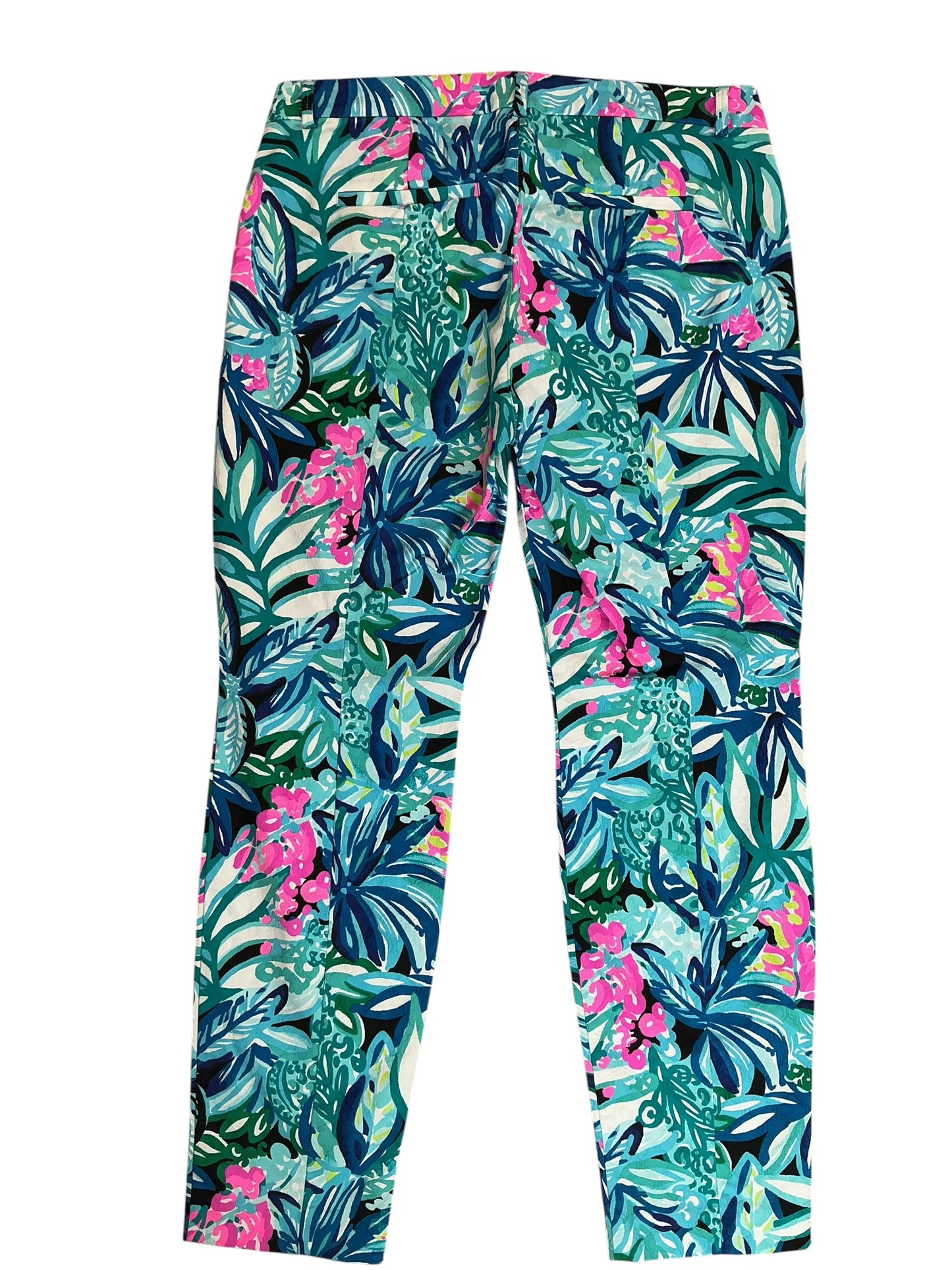 Lilly Pulitzer Kelly Skinny Ankle Pant Maldives Green Hype It Up - Size 10