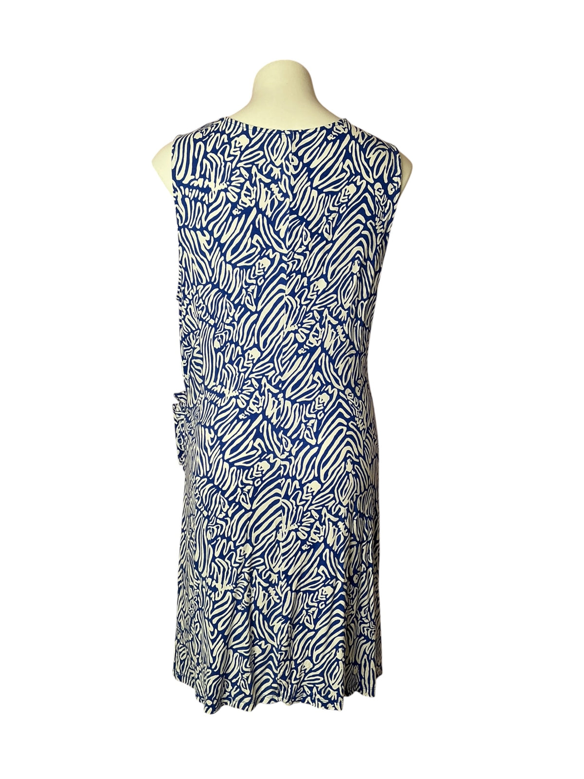 Lilly Pulitzer Bryson Sleeveless Dress Martinique Blue Zee Bebe - Size XL