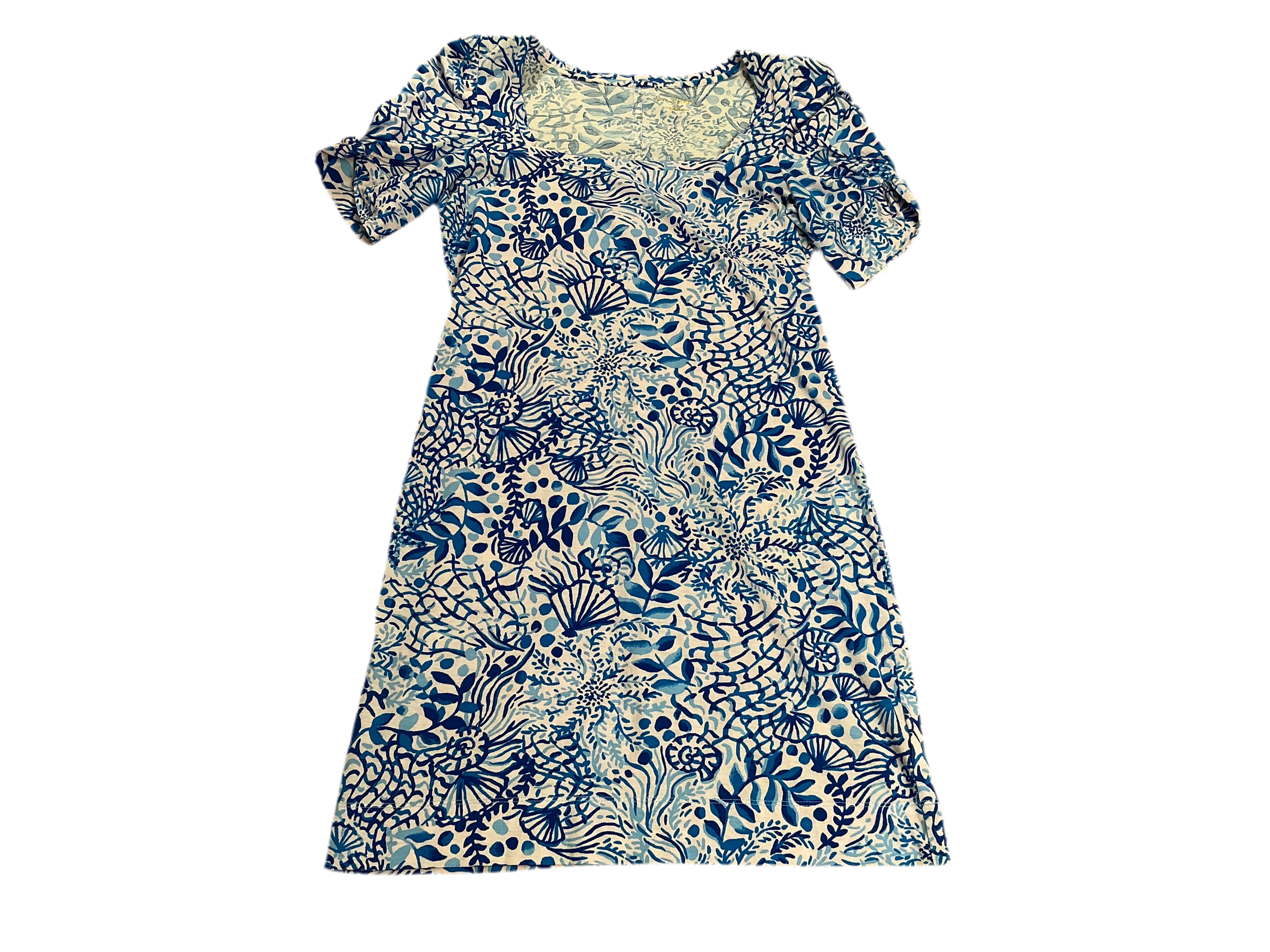 Lilly Pulitzer Hayden Short Sleeve Dress - Calla Lilly Pink High Tide Size - XS