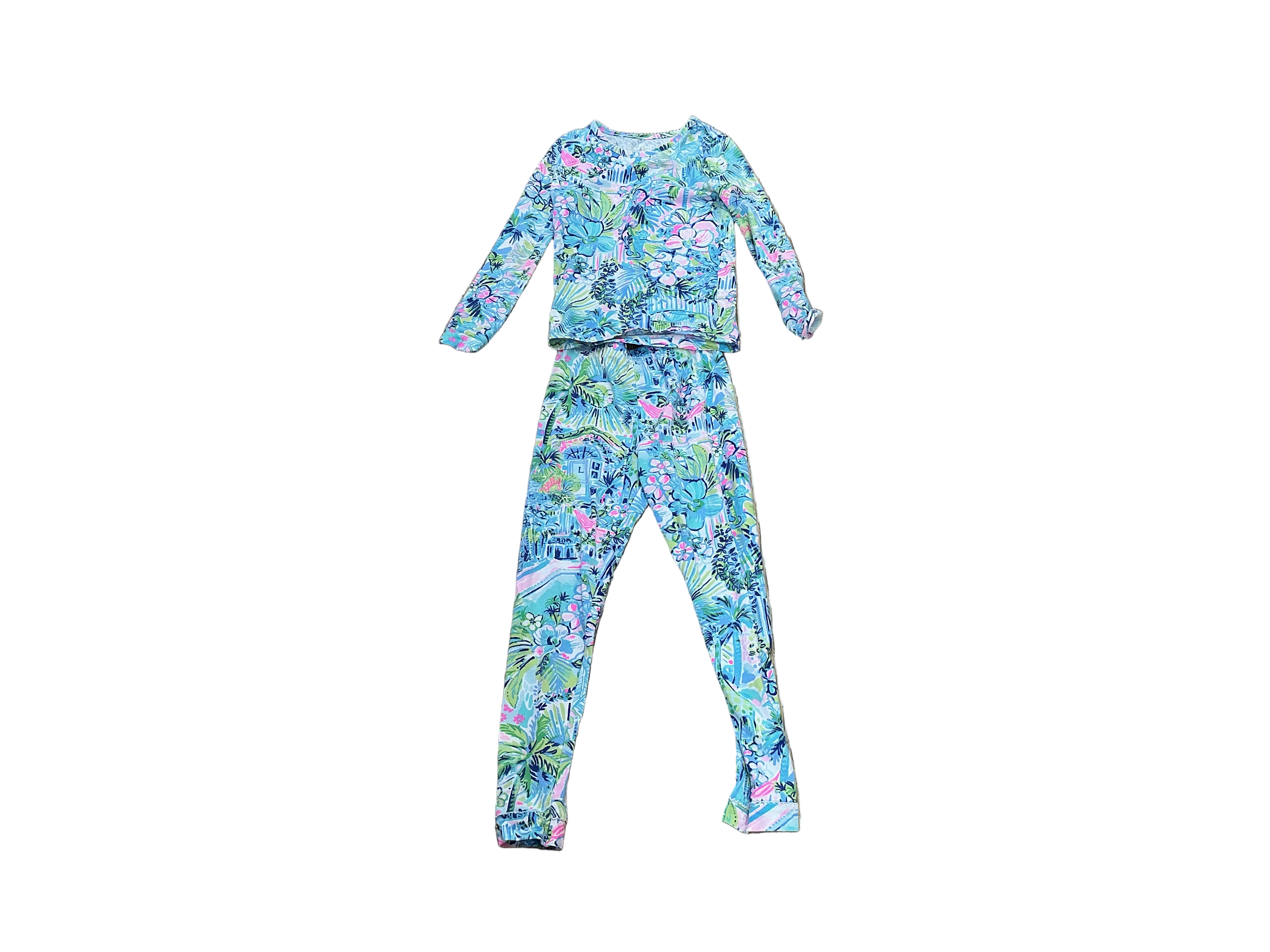 Lilly Pulitzer Kids 2 PC PJ Set - Size 8