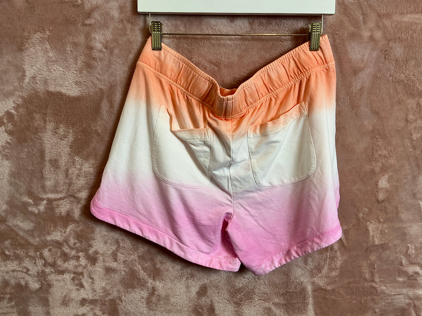 Lilly Pulitzer Short NWT - Kylar Knit Short - Cantaloupe - Dip Dye - Size L