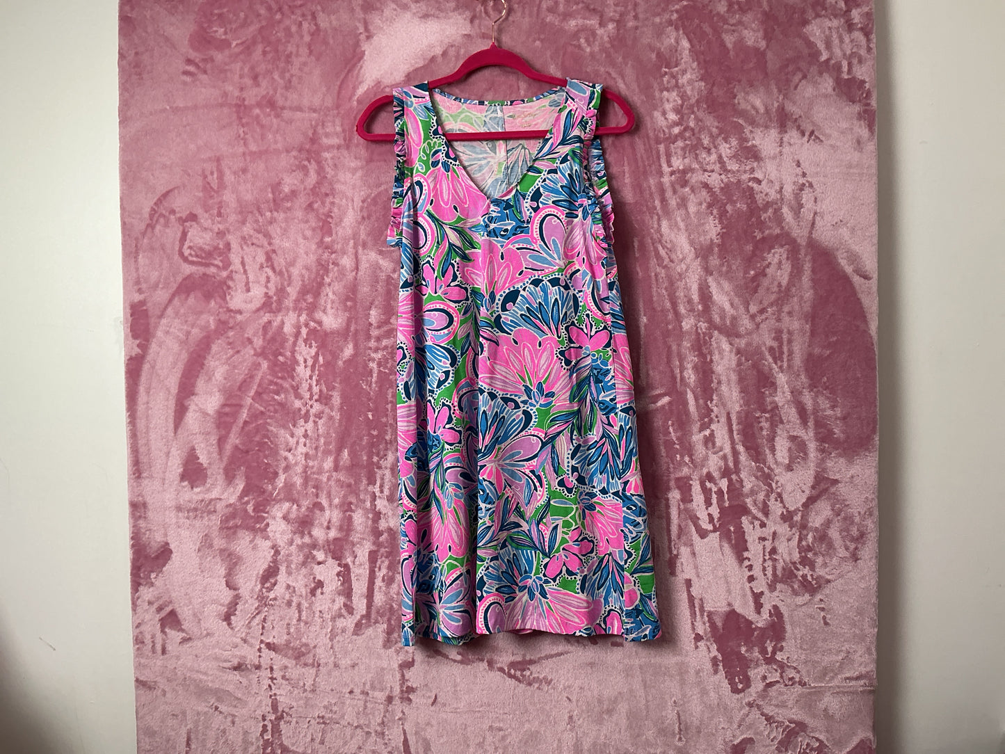 Lilly Pulitzer NWT Aron Dress Gecko Green Tiger Sunrise - Size Size