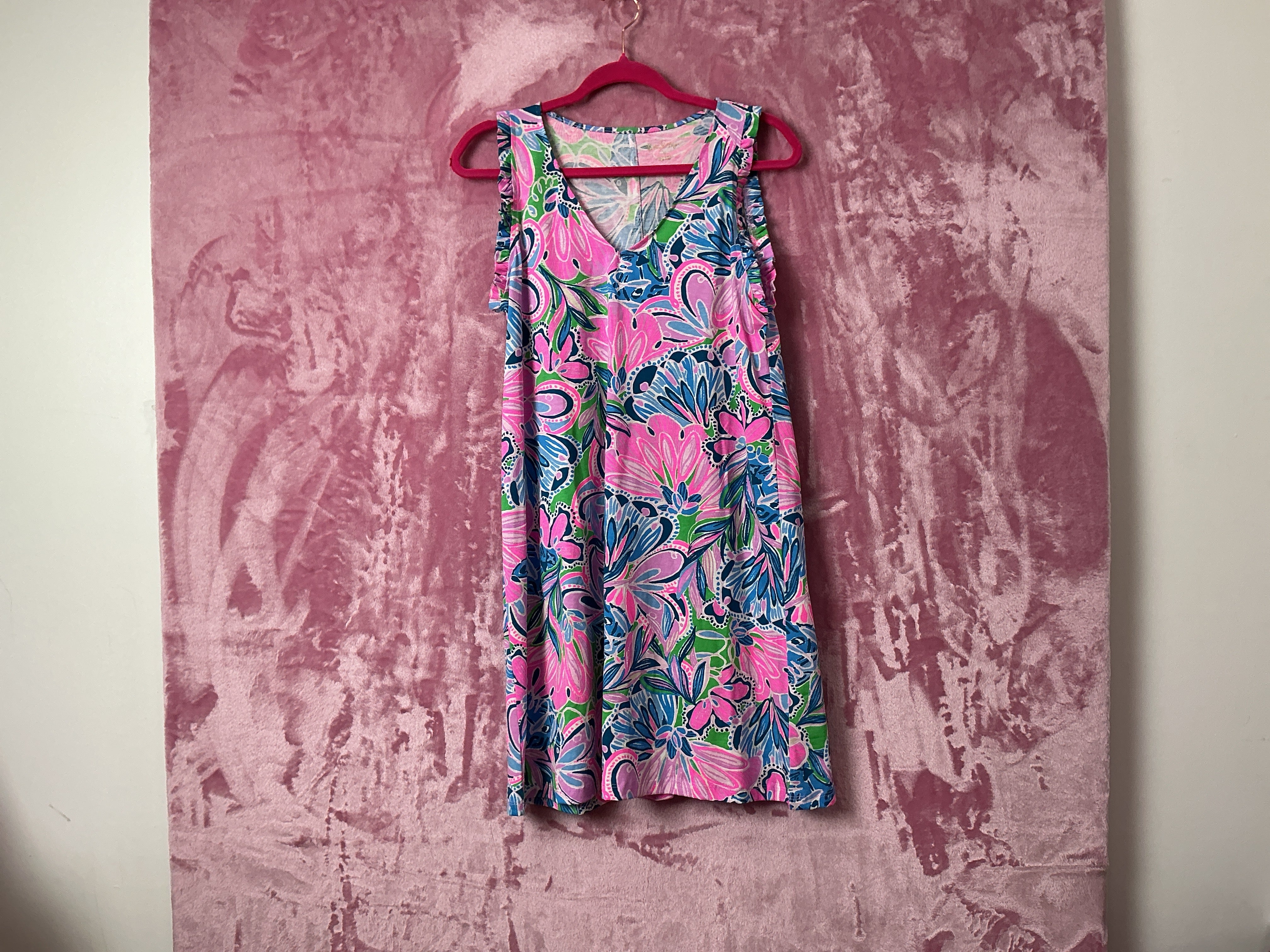 Lilly Pulitzer NWT Aron Dress Gecko Green Tiger Sunrise - Size Size