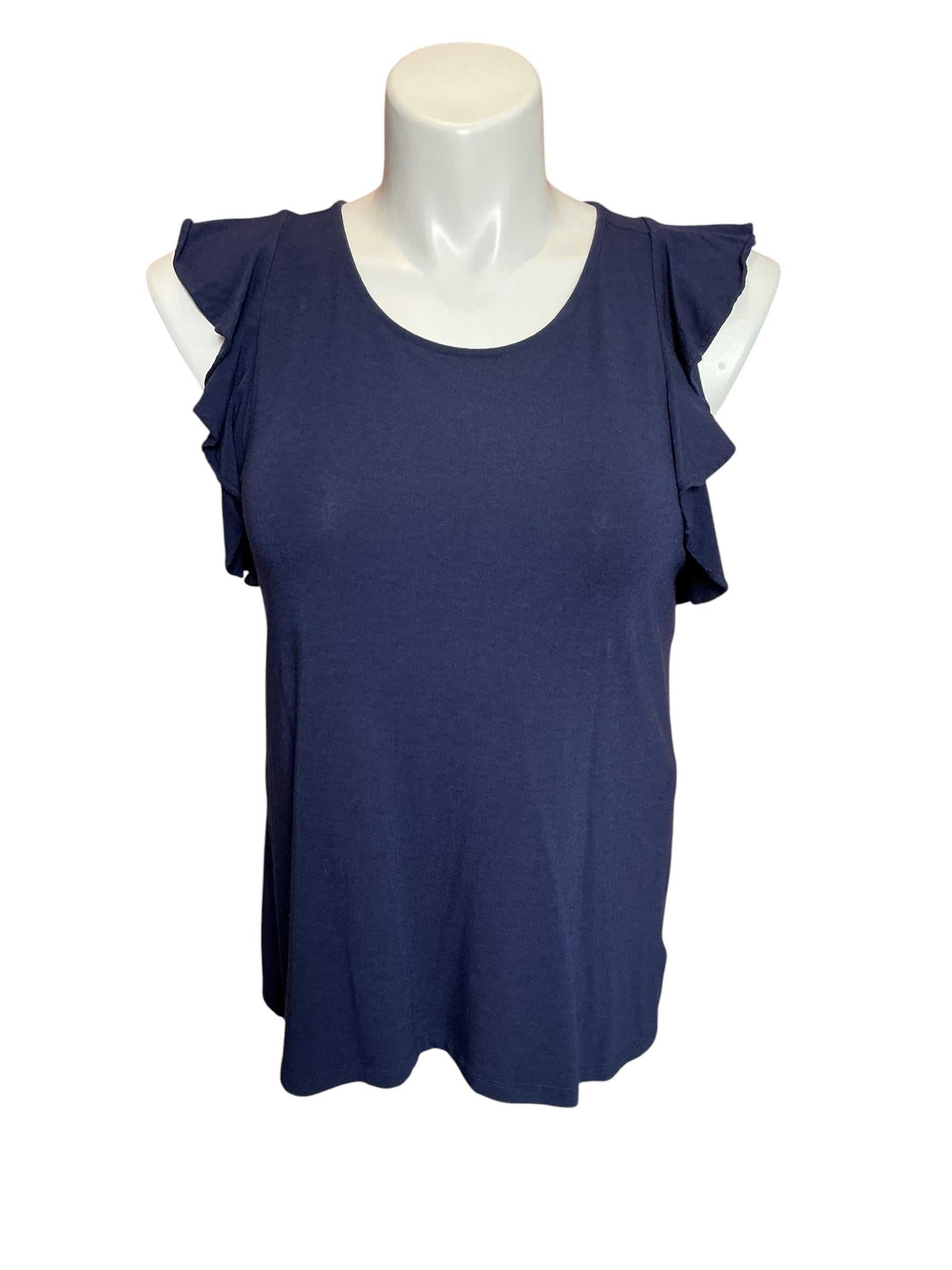 Lilly Pulitzer Meredith Tee True Navy Solid - Size L