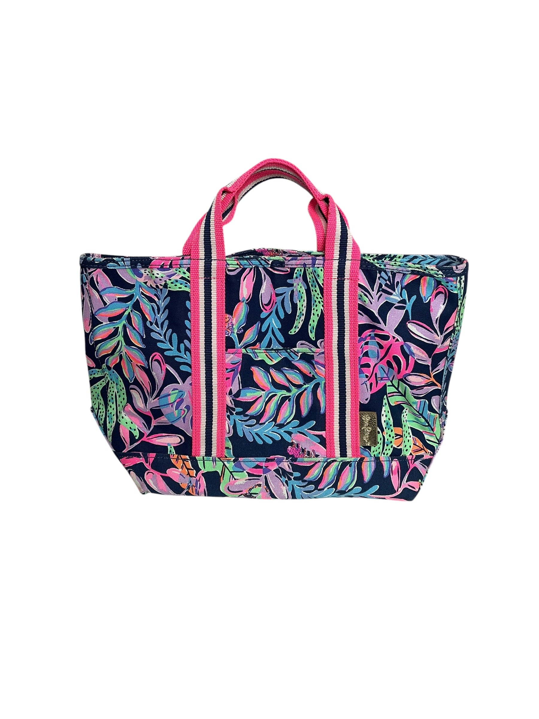 Lilly Pulitzer Mini Mercato Tote Oyster Bay Navy You've Been Spotted