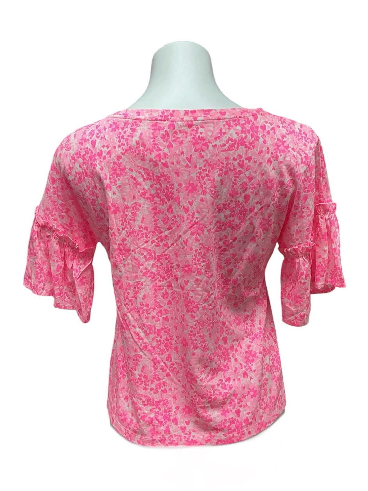 Lilly Pulitzer Zika Top Pink Shandy Invest A Gator - Size S