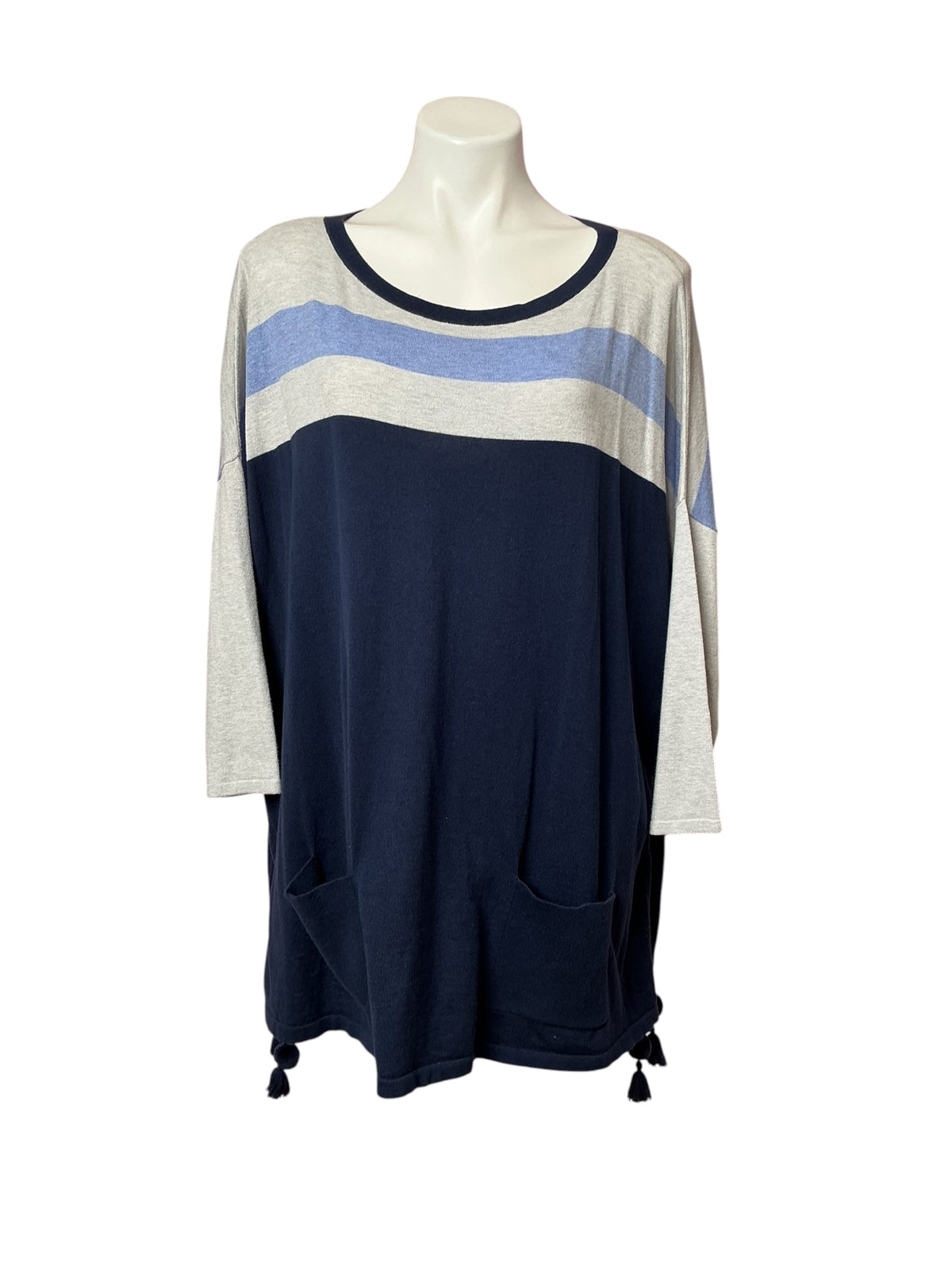 Lilly Pulitzer Elba Sweater True Navy Moonlight - Size L