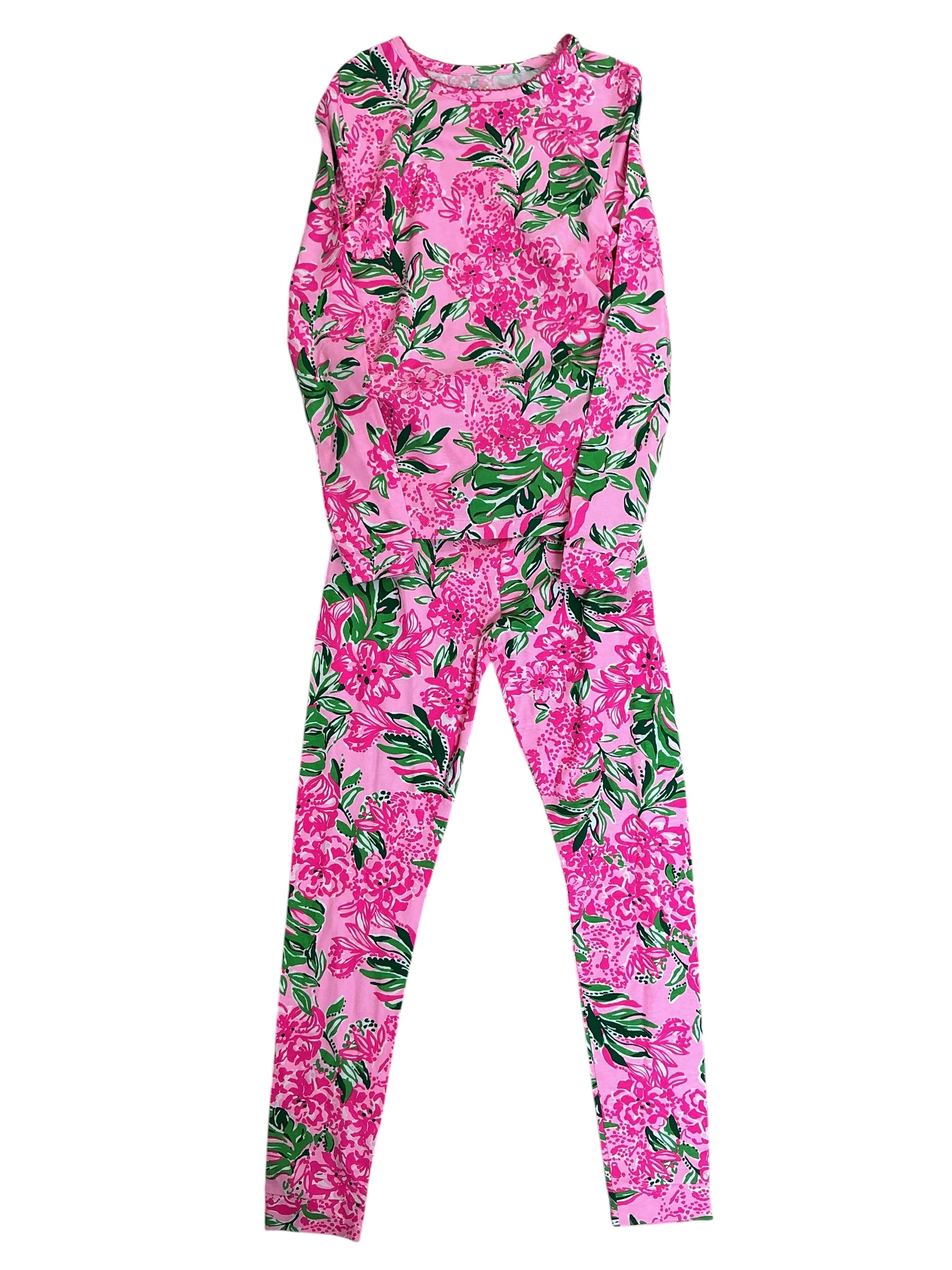 Lilly Pulitzer NWT Kids Girls Sammy Pajama Set Conch Shell Pink Koala La La - Size 8