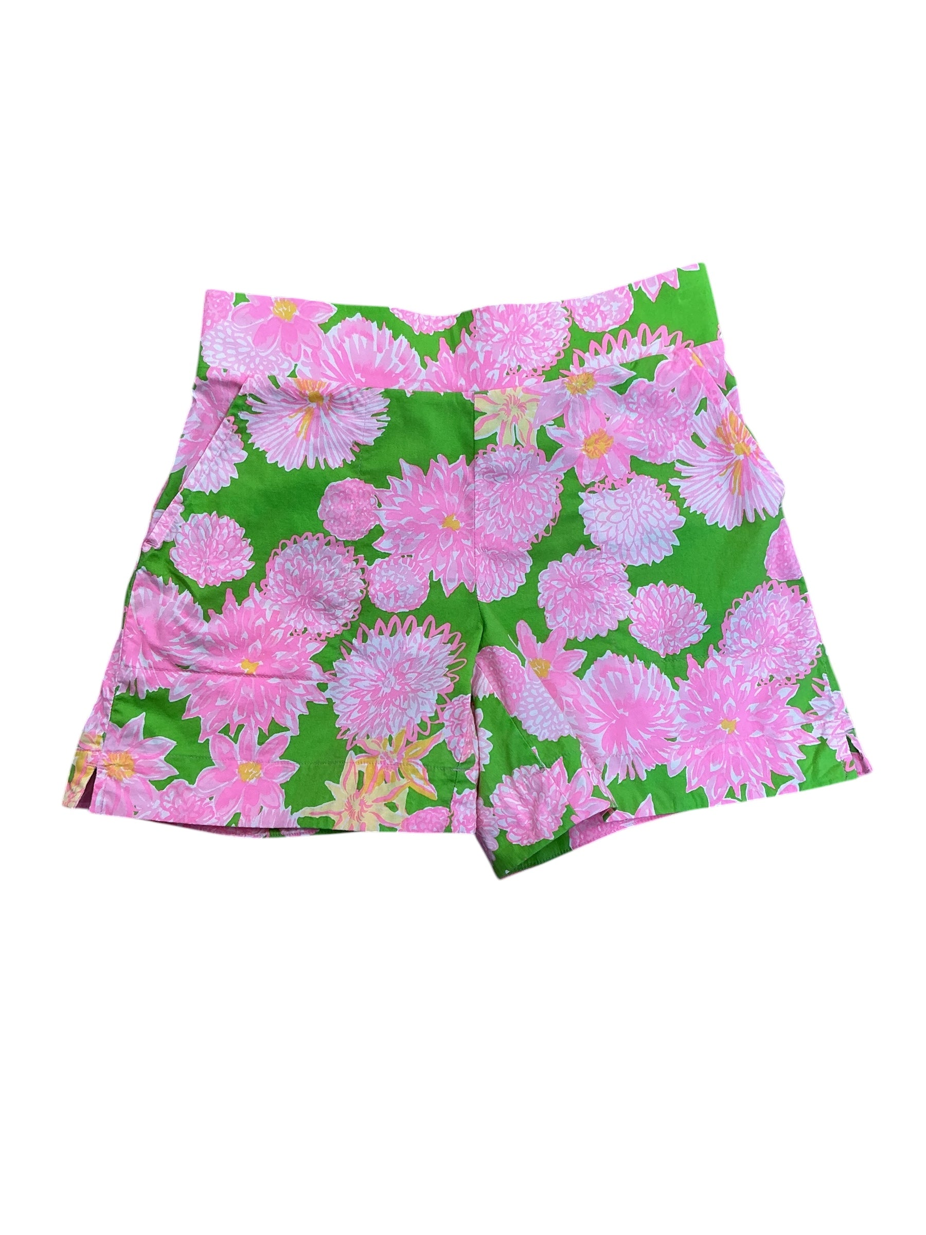 Lilly Pulitzer Alista Stretch Shorts Seaside Garden - Size XXS