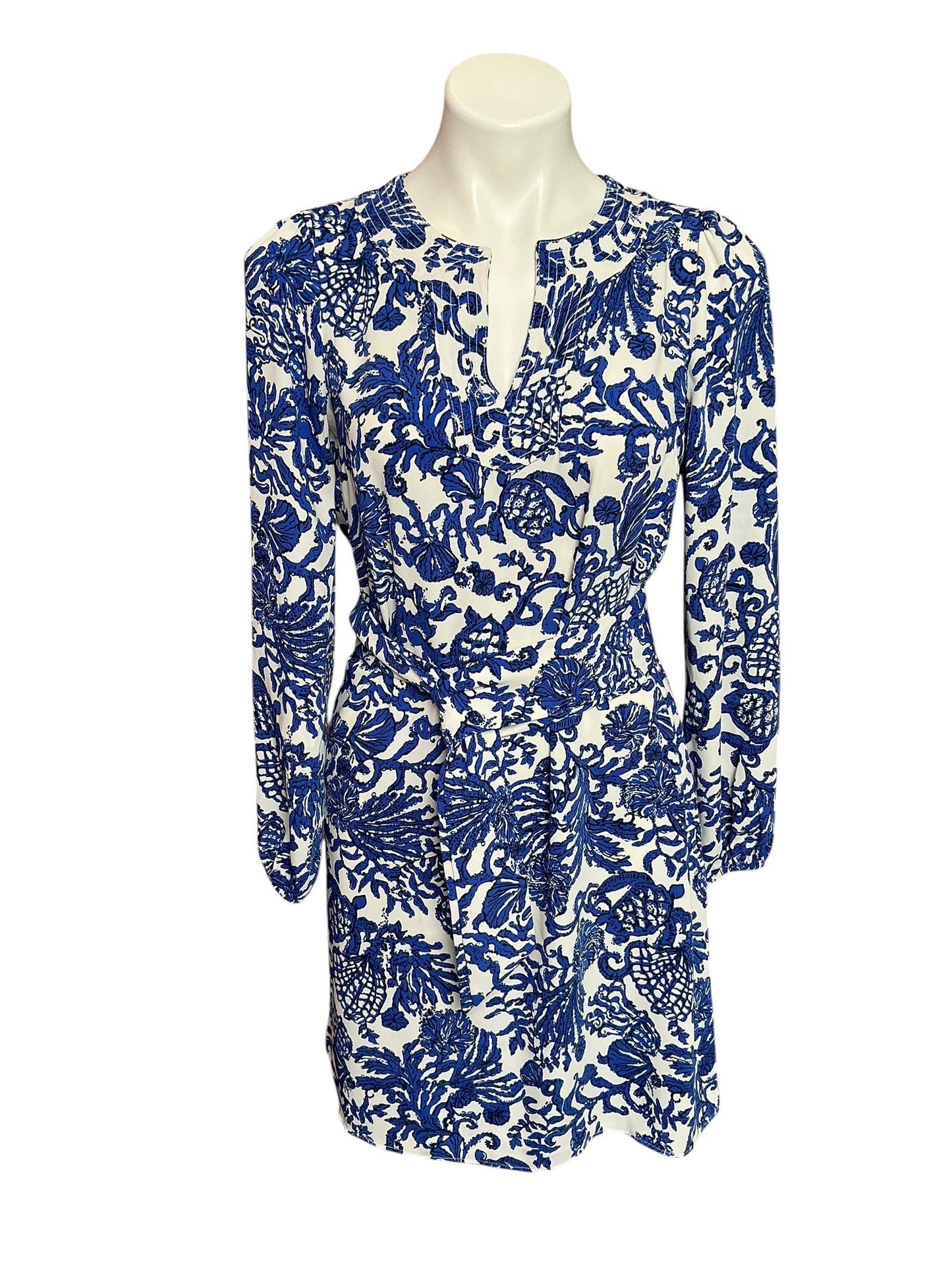 Lilly Pulitzer Olivine A-Line Dress Deeper Coconut Ride With Me - Size 4