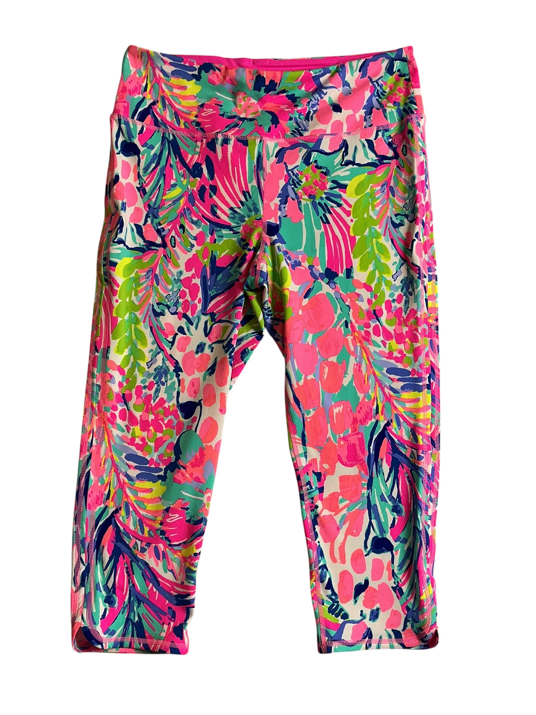 Lilly Pulitzer NWT UPF 50+ High Rise Weekend Legging Multi Gumbo Limbo - Size XL