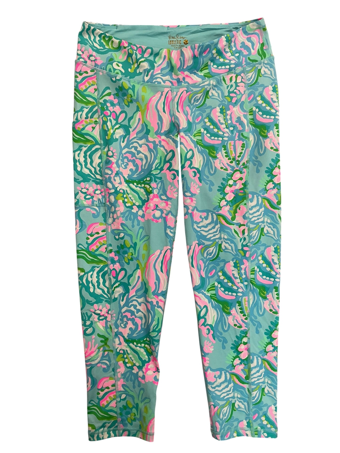 Lilly Pulitzer Luxletic Weekender Cropped Leggings A Jungle In Here - Size L