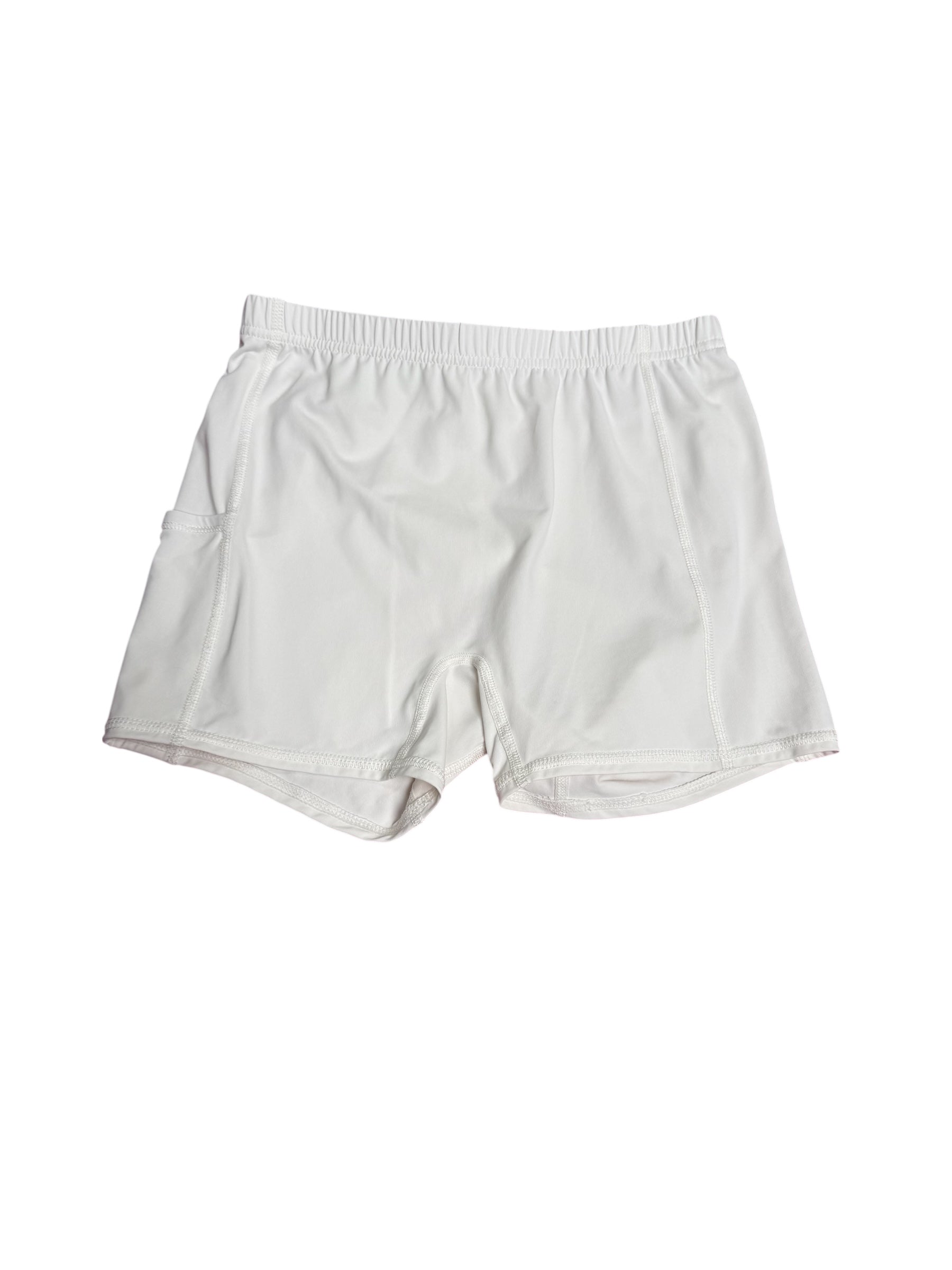 Lilly Pulitzer Luxletic UPF 50 + Bike Shorts, Resort White Size XS