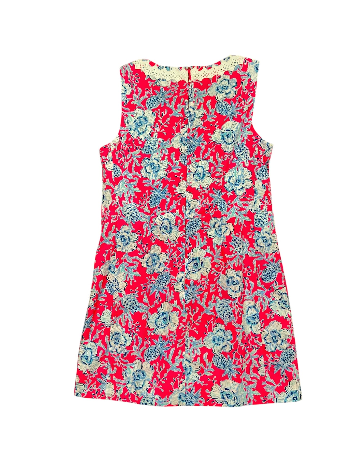 Lilly Pulitzer Ginge Shift Romper - Roxie Pink Wave N Sea - Size 6