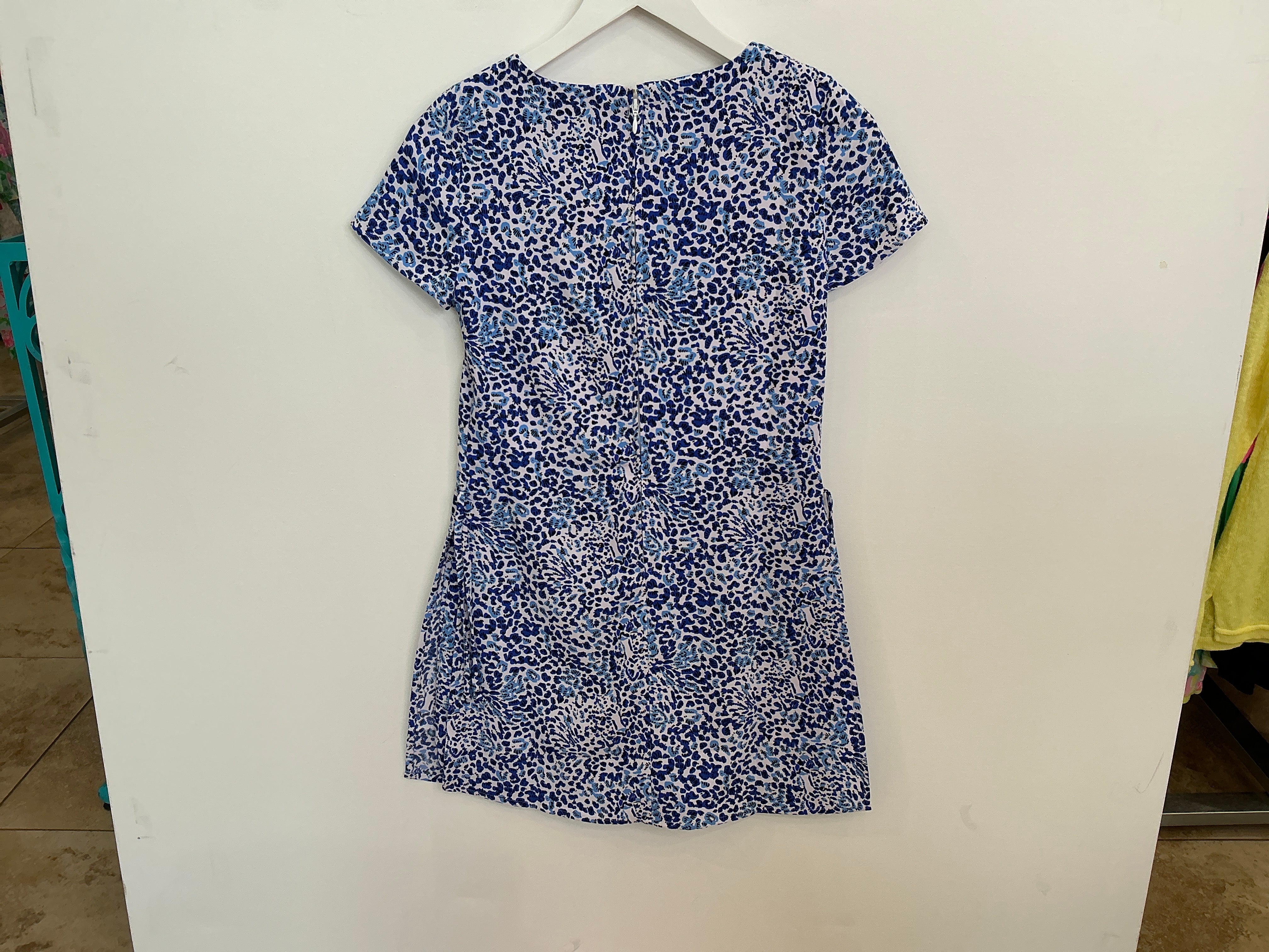 Lilly Pulitzer Blanca Short-Sleeve Ro Resort White Twisted Up Engineered - Size 0