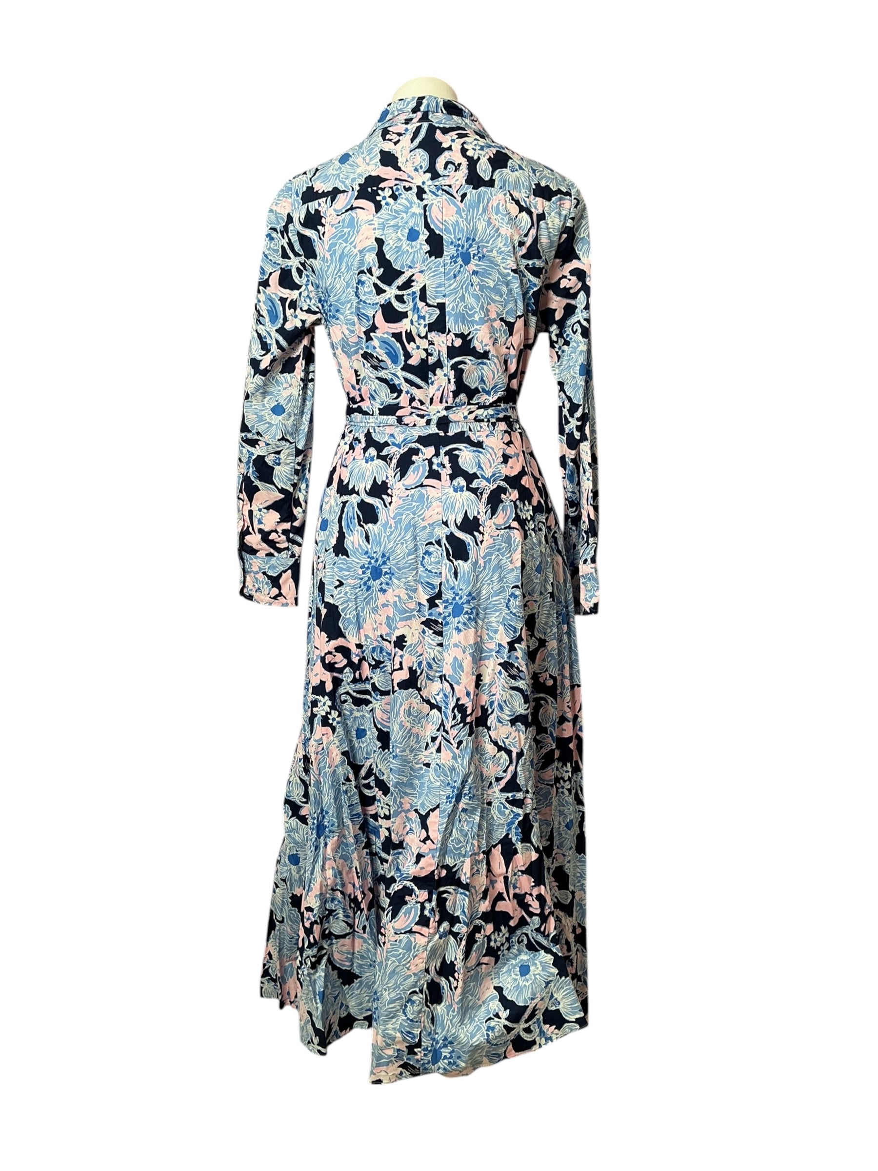 Lilly Pulitzer Mira Stretch Midi Shirtdress Amore Please - Size 12