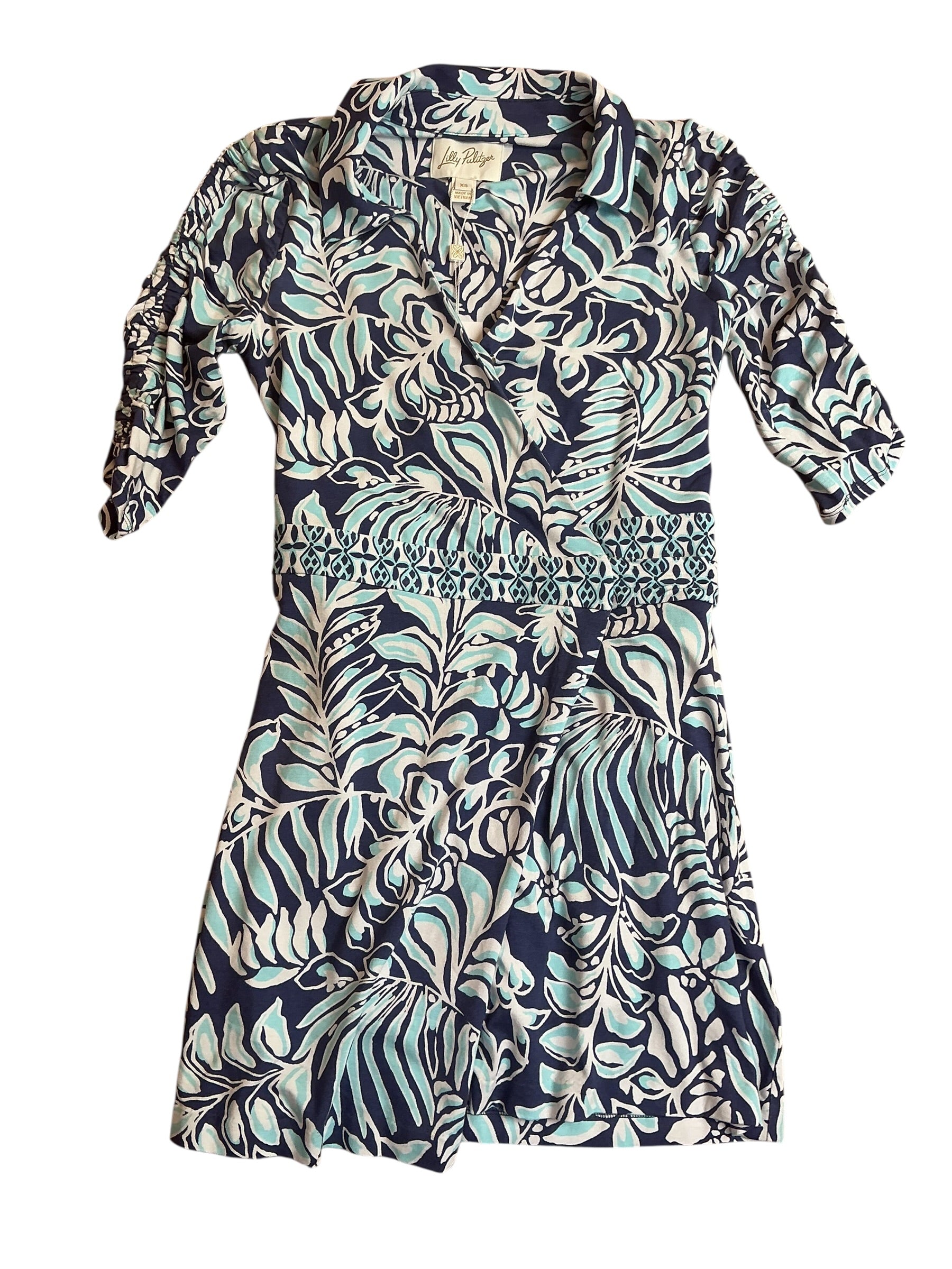 Lilly Pulitzer NWT Ibby Skirted Romper Sapphire Pool Summer Shorelines - Size XS
