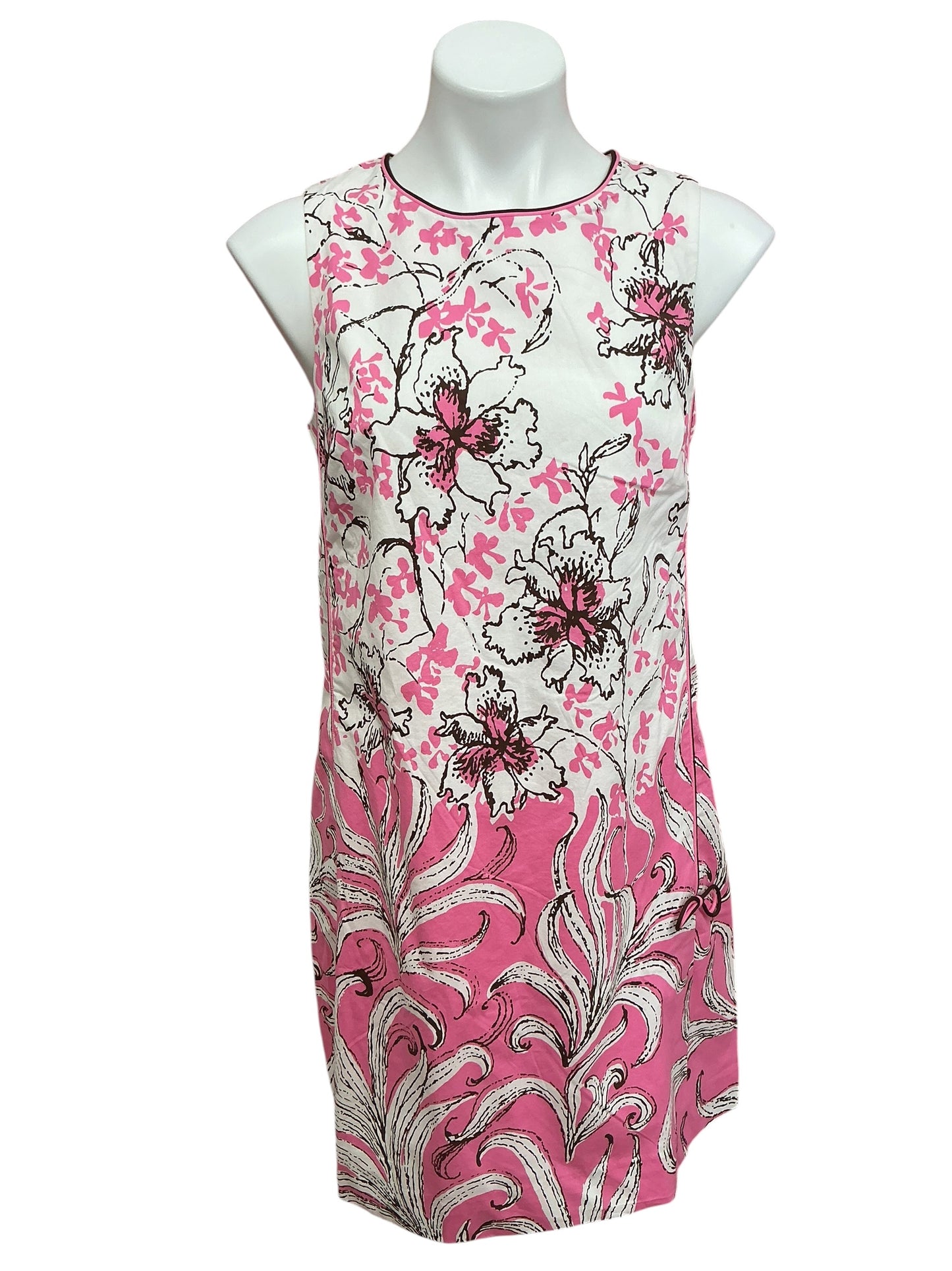 Lilly Pulitzer NWT Ettie Stretch Shift Dress Confetti Pink Bumbley Buzz Overlay - Size 6