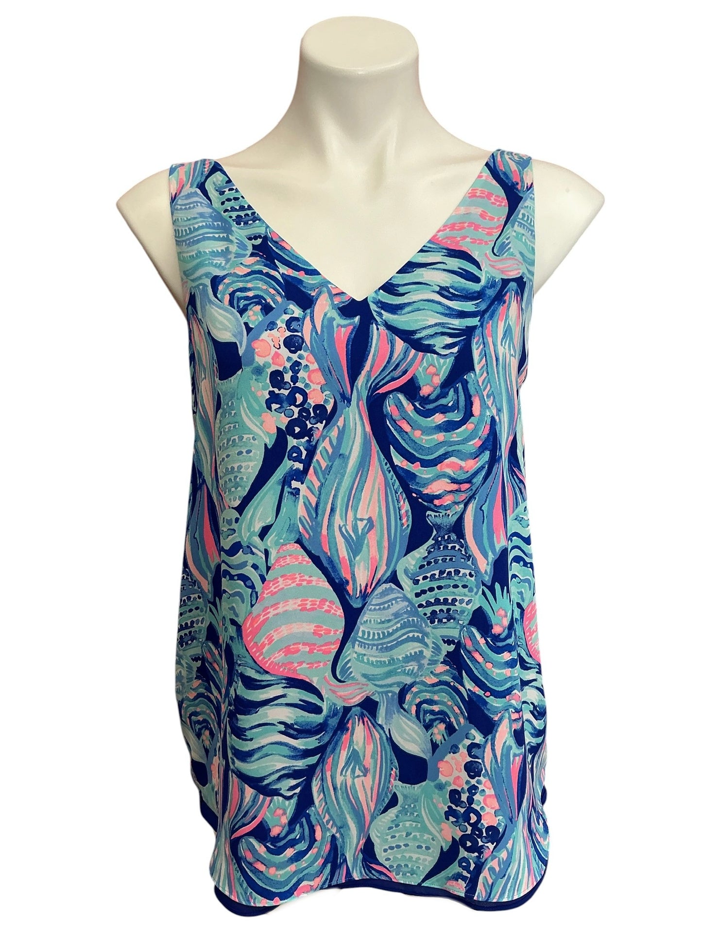Lilly Pulitzer Florin Reversible Tank Top Scale Up - Size S