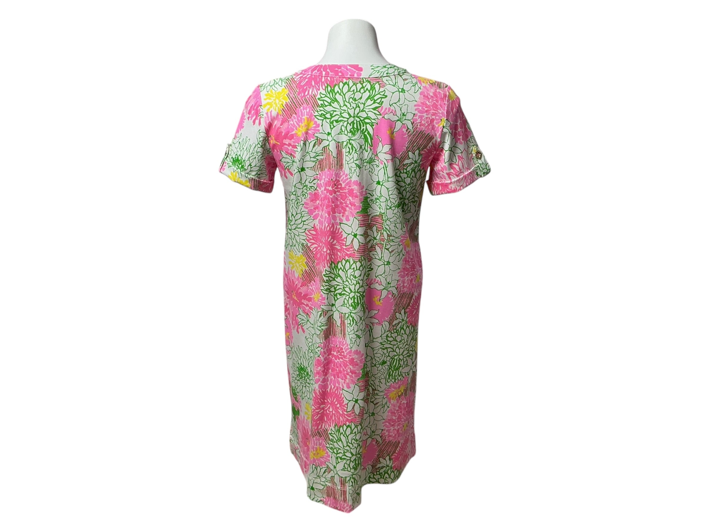 Lilly Pulitzer NWT Cameron Dress Resort White Mum Patch - Size S