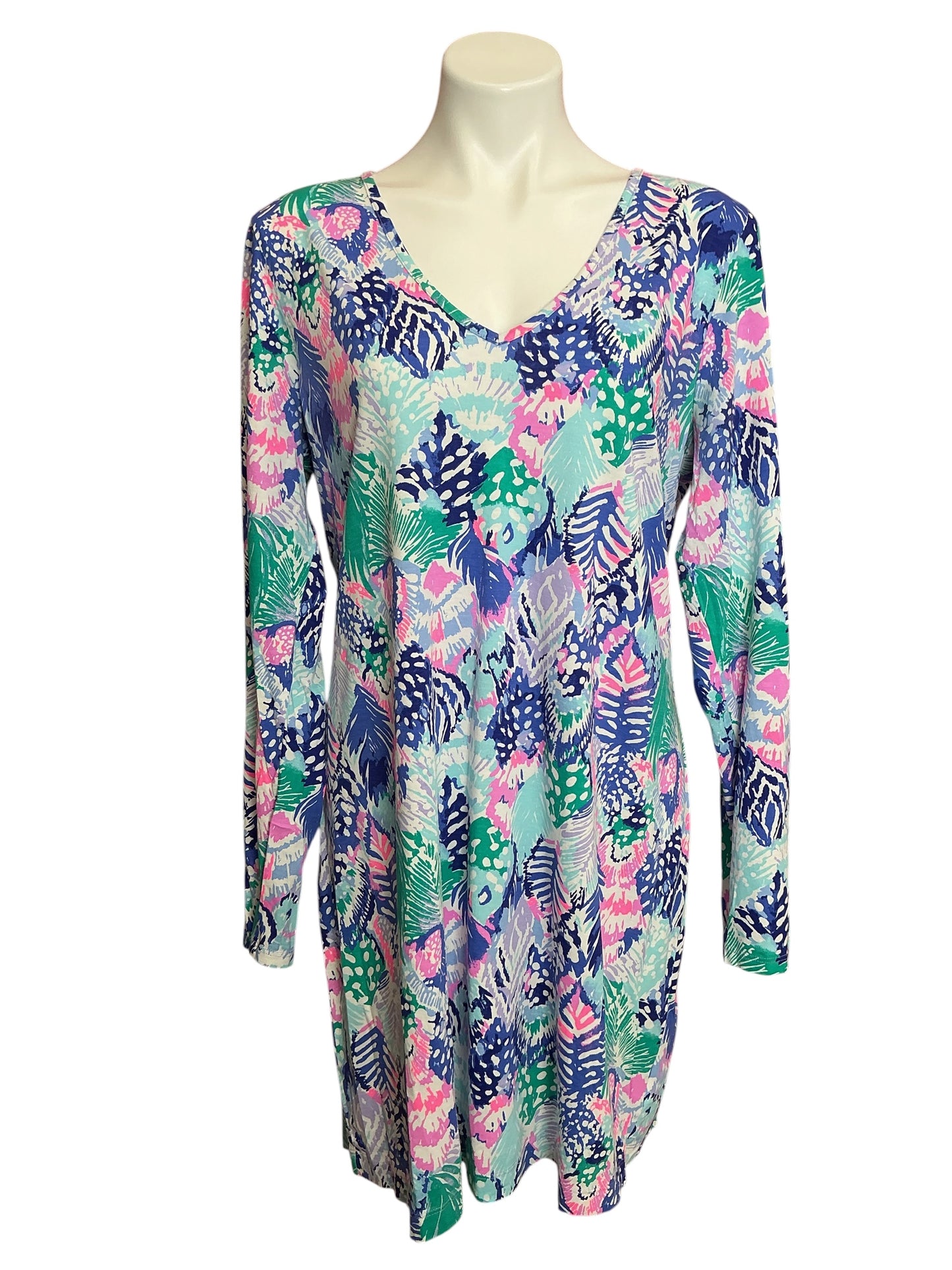 Lilly Pulitzer Beacon Dress Quill Out - Size XL