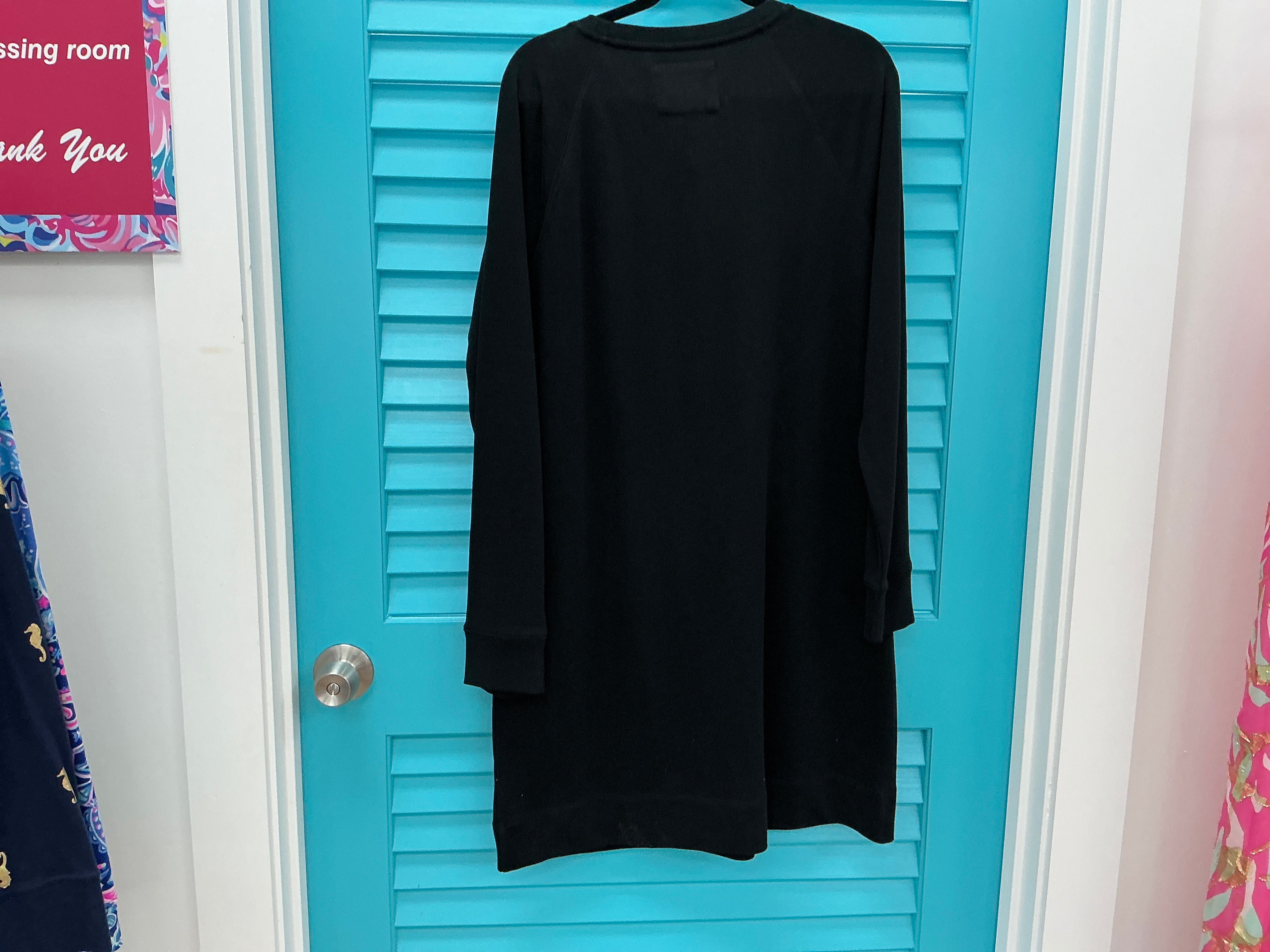 Lilly Pulitzer NWT Beach Comber Long Slee Dress Onyx - Size XL