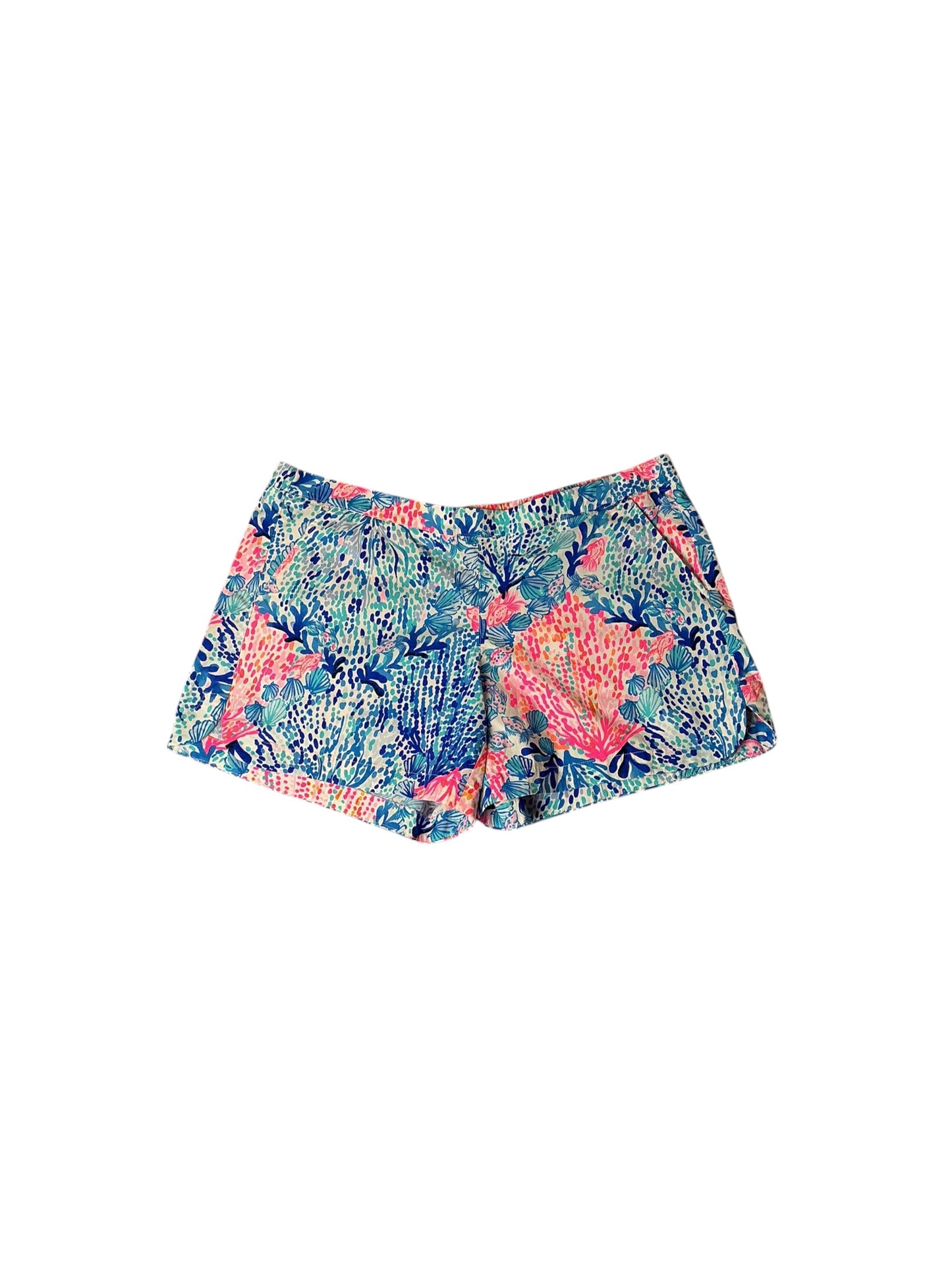 Lilly Pulitzer Ocean View Shorts Sway With Me - Size XL
