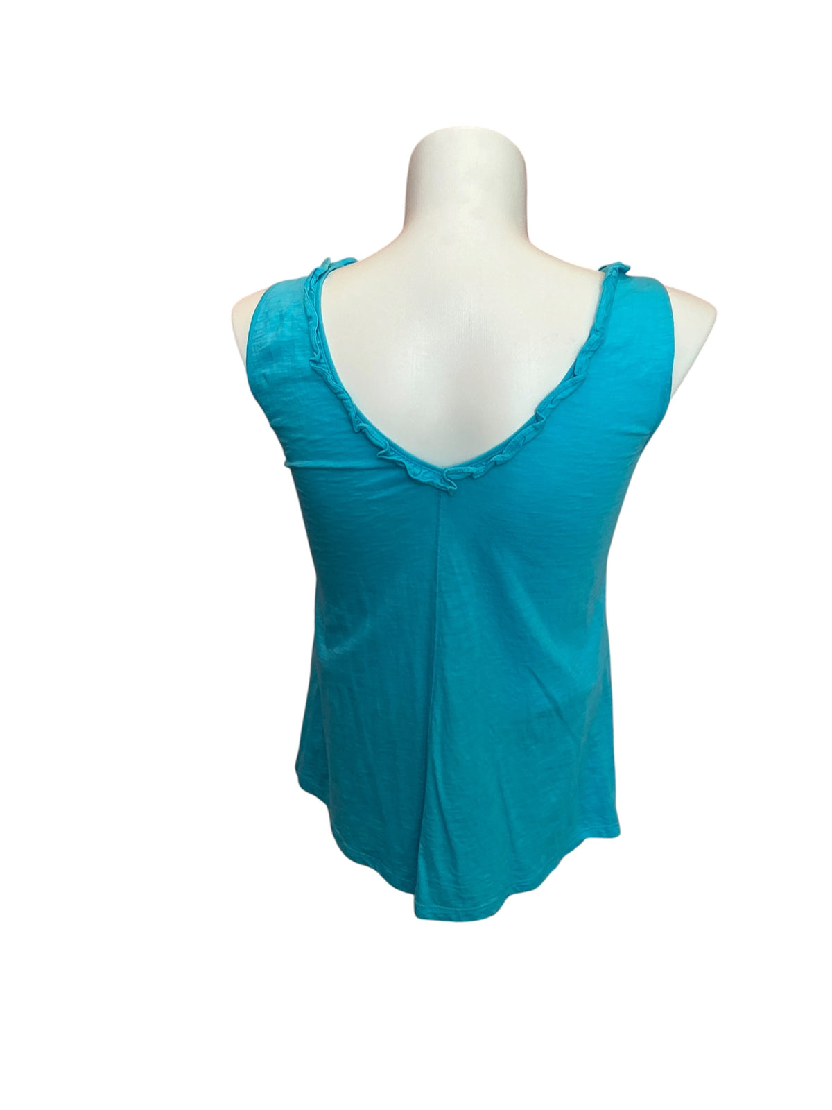 Lilly Pulitzer Gigi Ruffle Tank Top Bermuda Blue - Size XL
