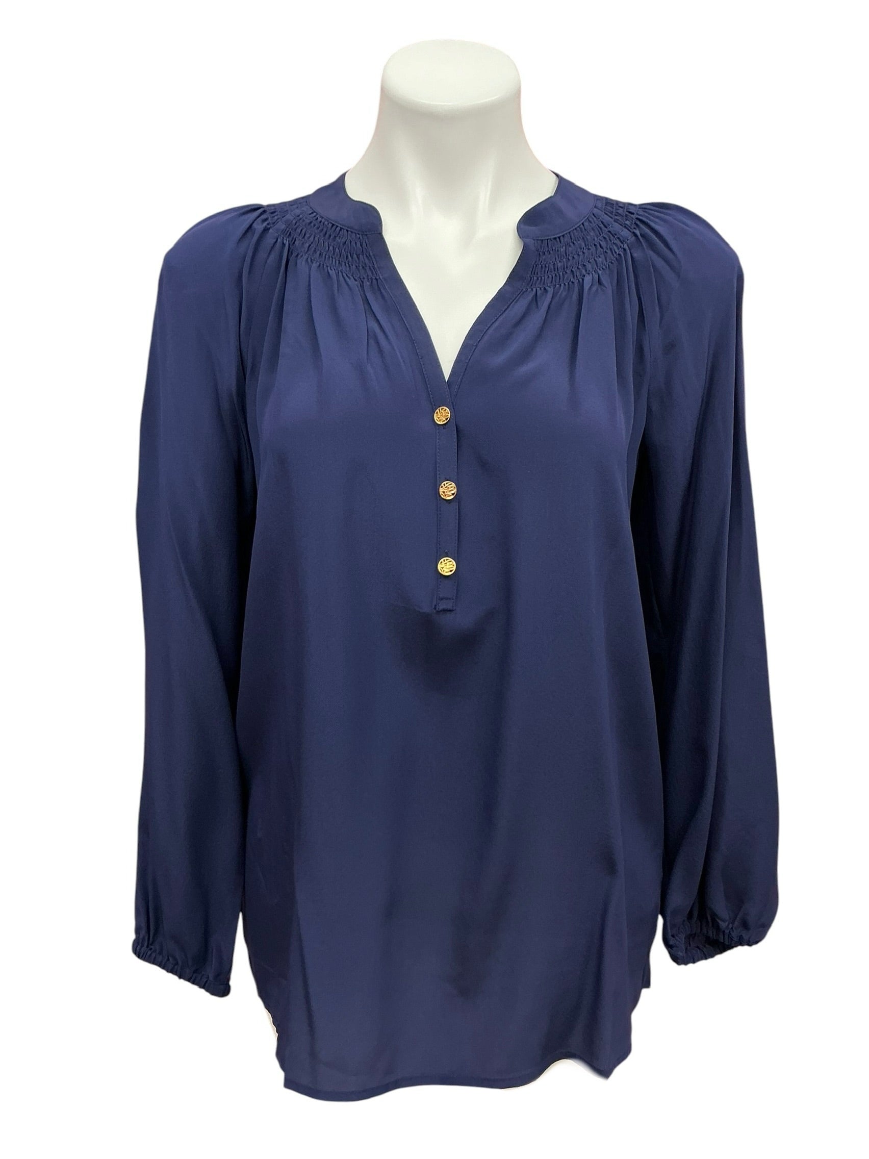 Lilly Pulitzer NWT Elsa Top True Navy - Size S