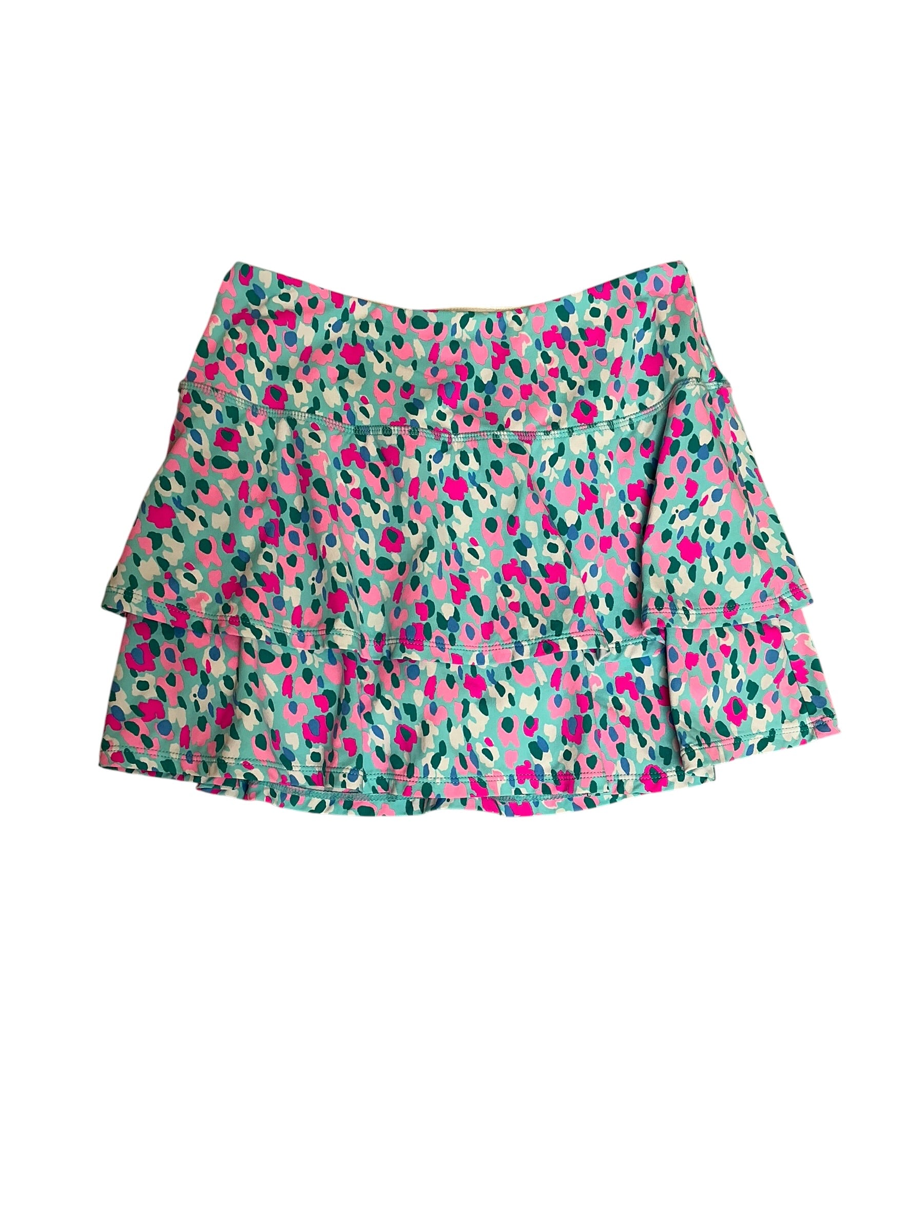 Lilly Pulitzer Luxletic Adlai Tiered Skort Hottie Dottie - Size XXS