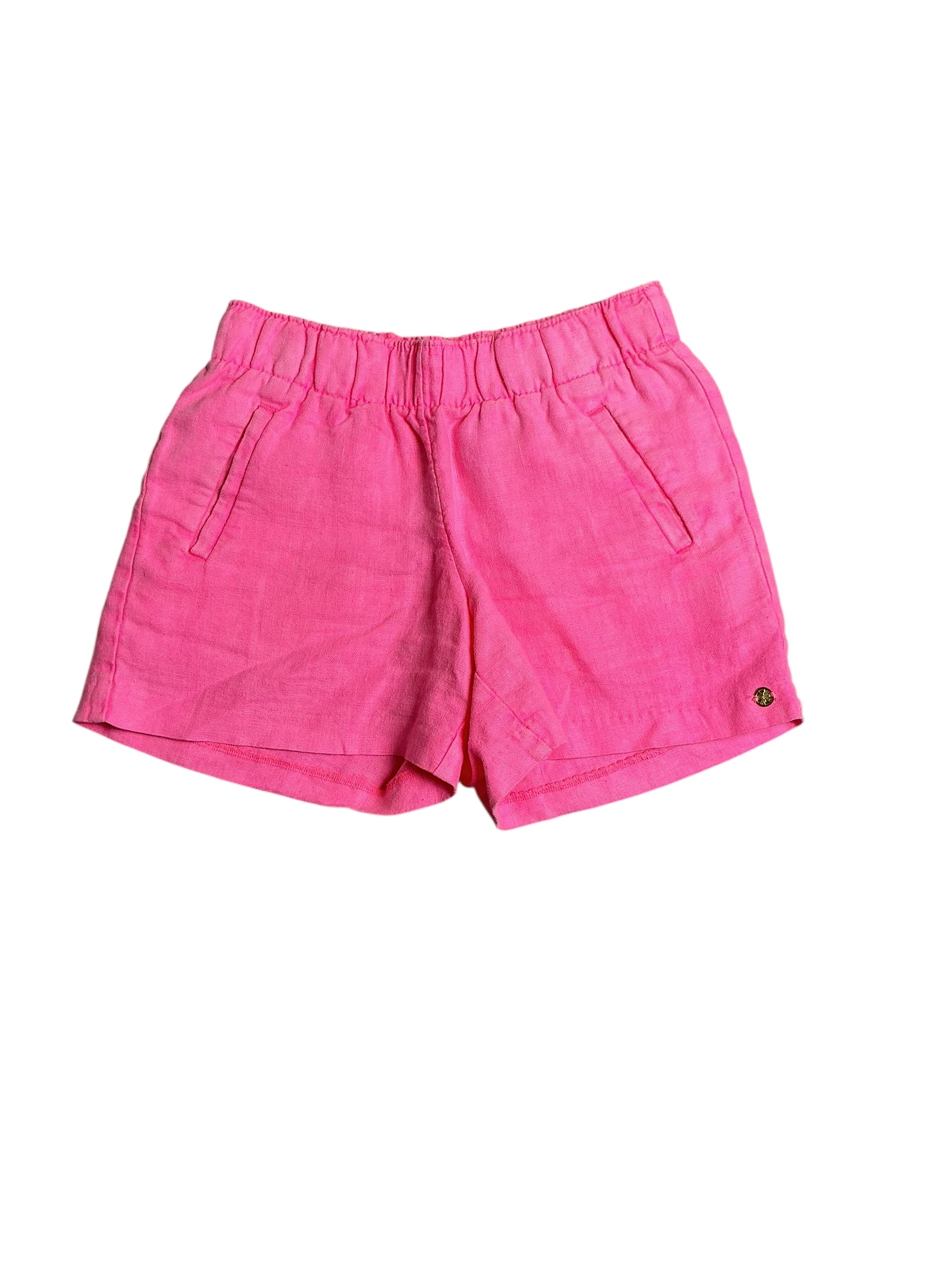Lilly Pulitzer Lilo Linen Short Aura Pink - Size XXS