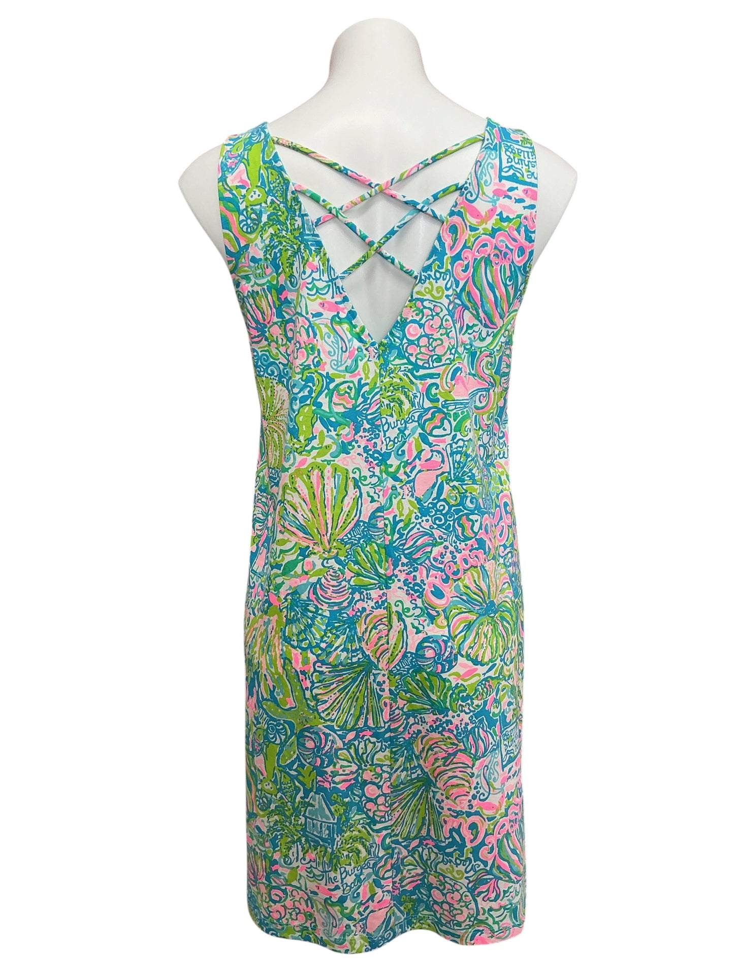 Lilly Pulitzer NWT Kristen Dress Multi Ocean Reef Club - Size M