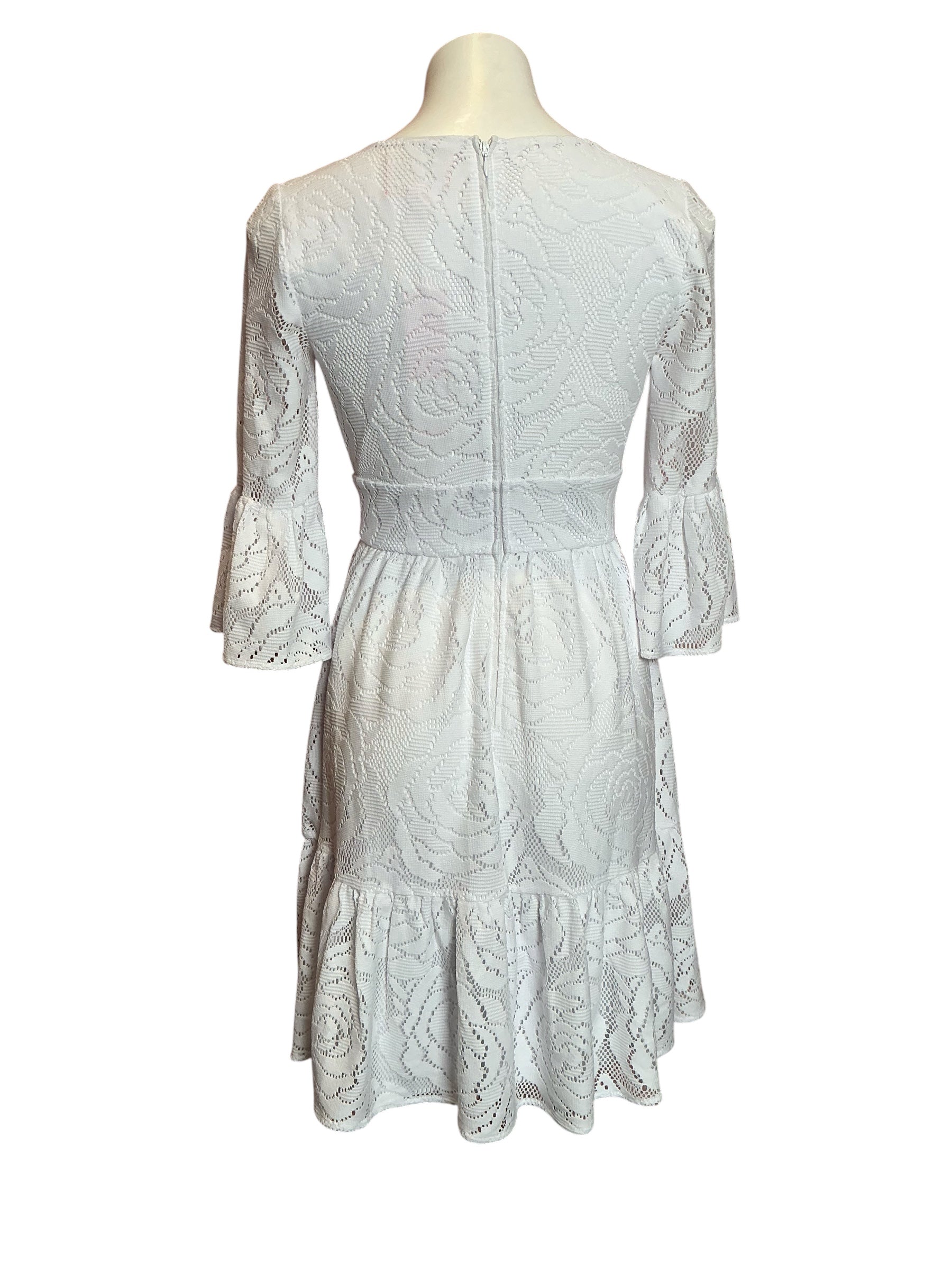 Lilly Pulitzer NWT Cecelia Dress Resort White Bungalow Blossom Lace - Size 4