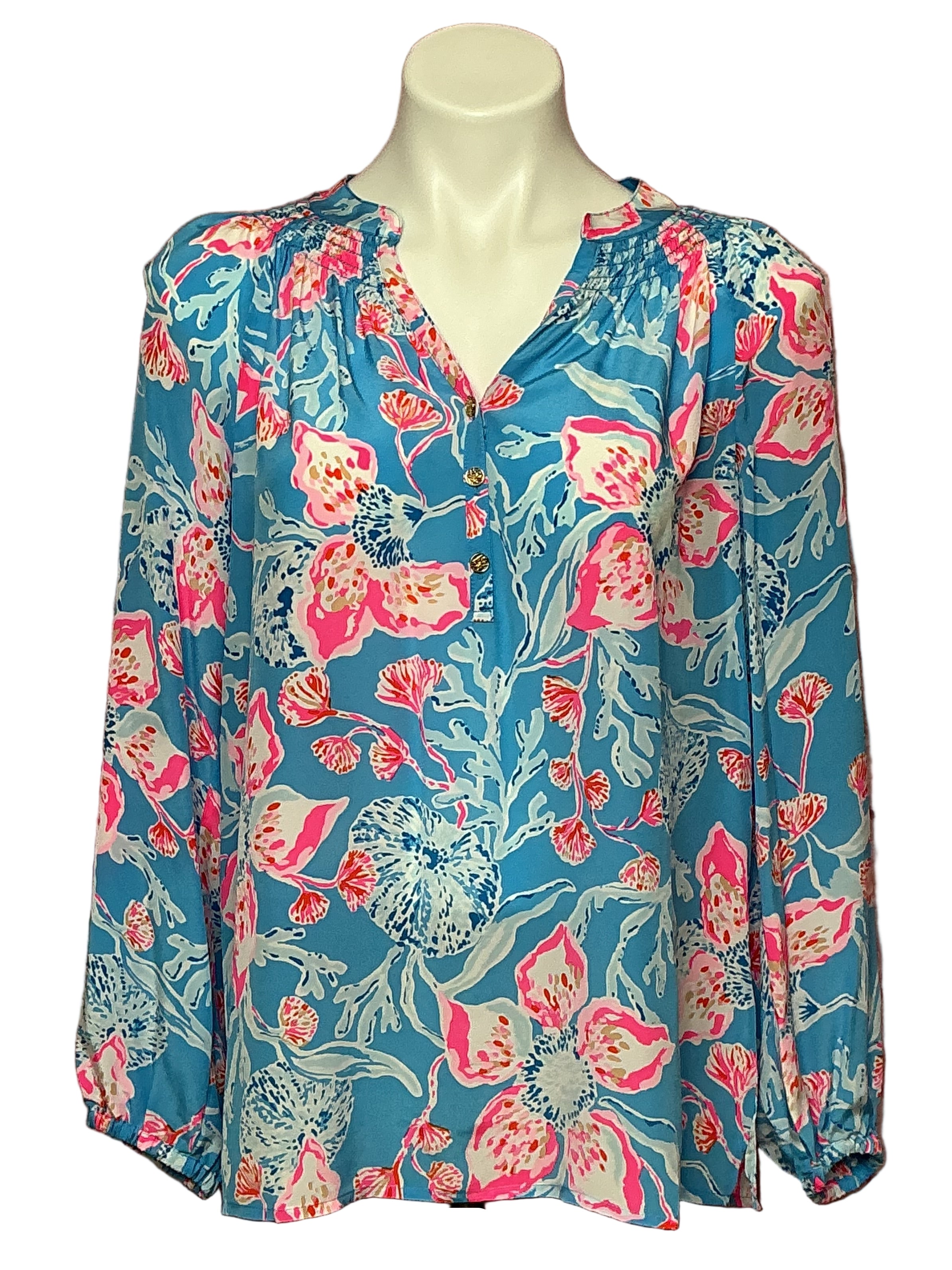 Lilly Pulitzer NWT - Elsa Top - Multi Bahamian Rhapsody - Size S