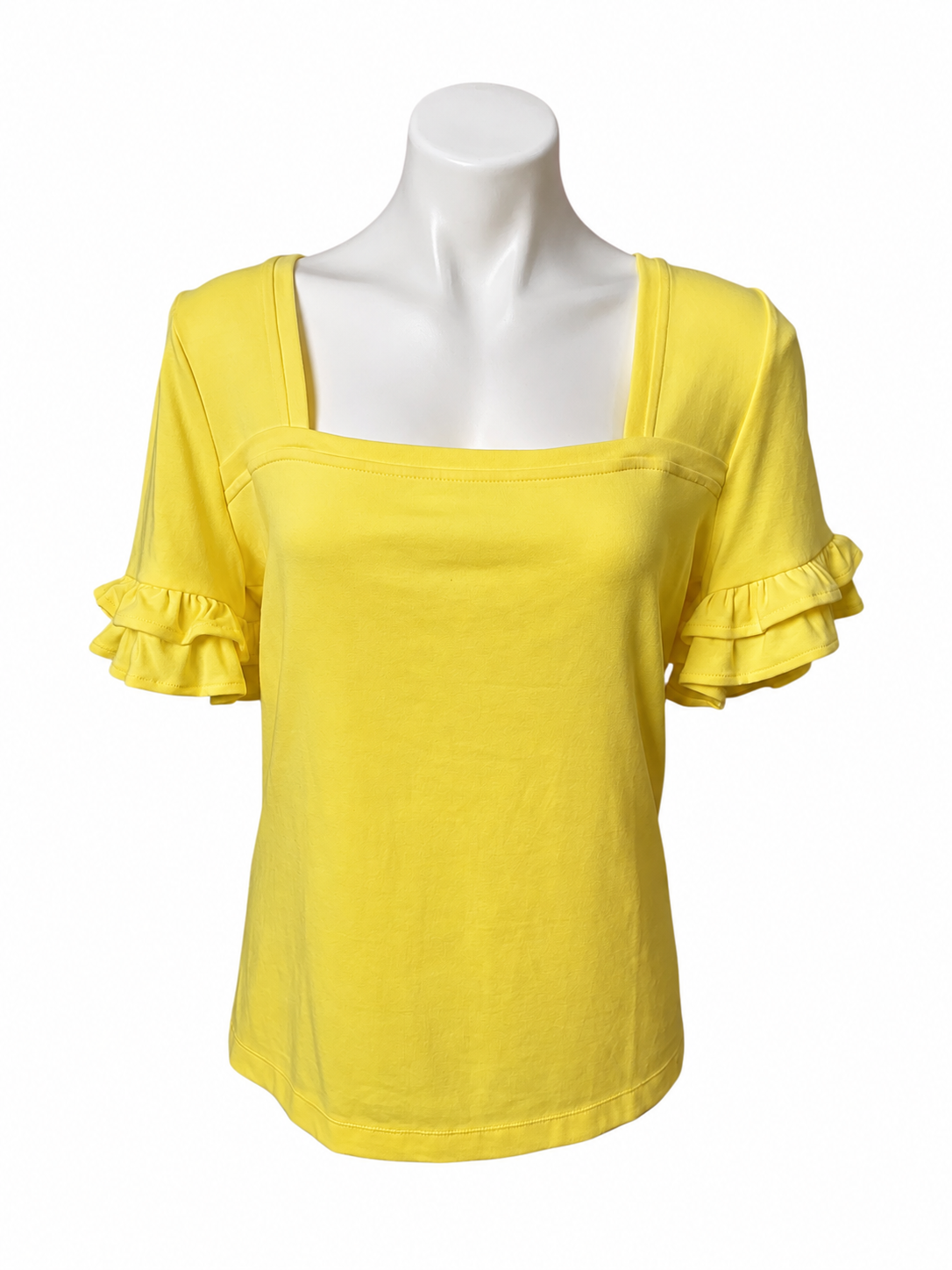 Lilly Pulitzer NWT Fitz Top Calla Yellow - Size L