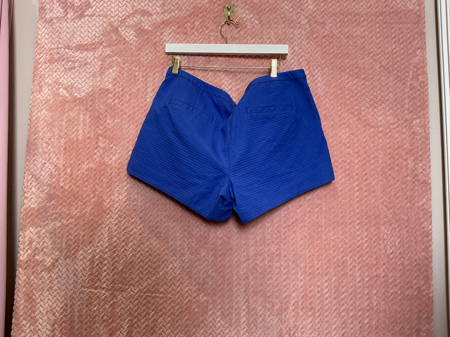 Lilly Pulitzer NWT Adie Short Iris Blue - Size 14