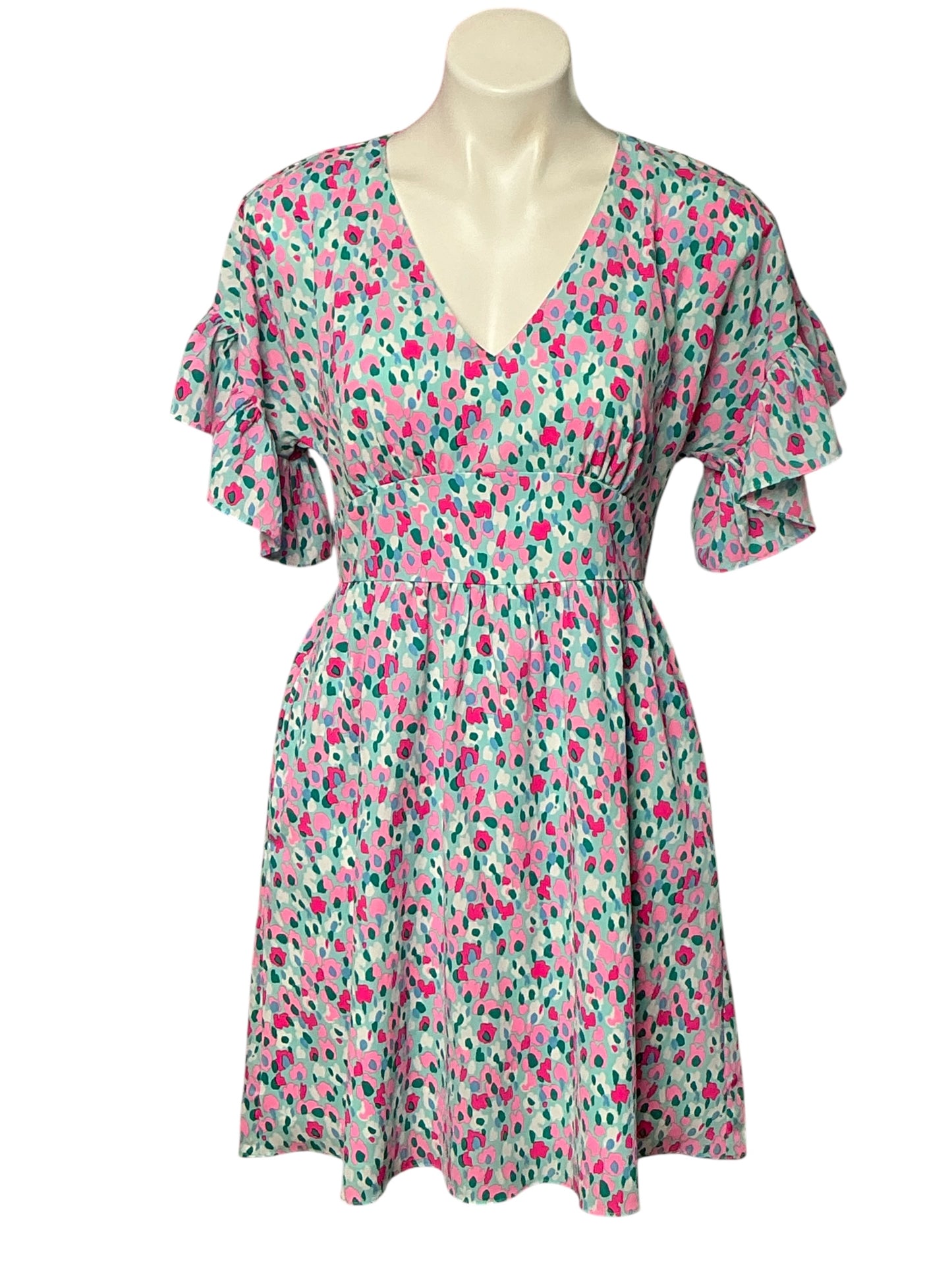 Lilly Pulitzer Blaire Stretch Dress - Multi Hottie Dottie - Size 2