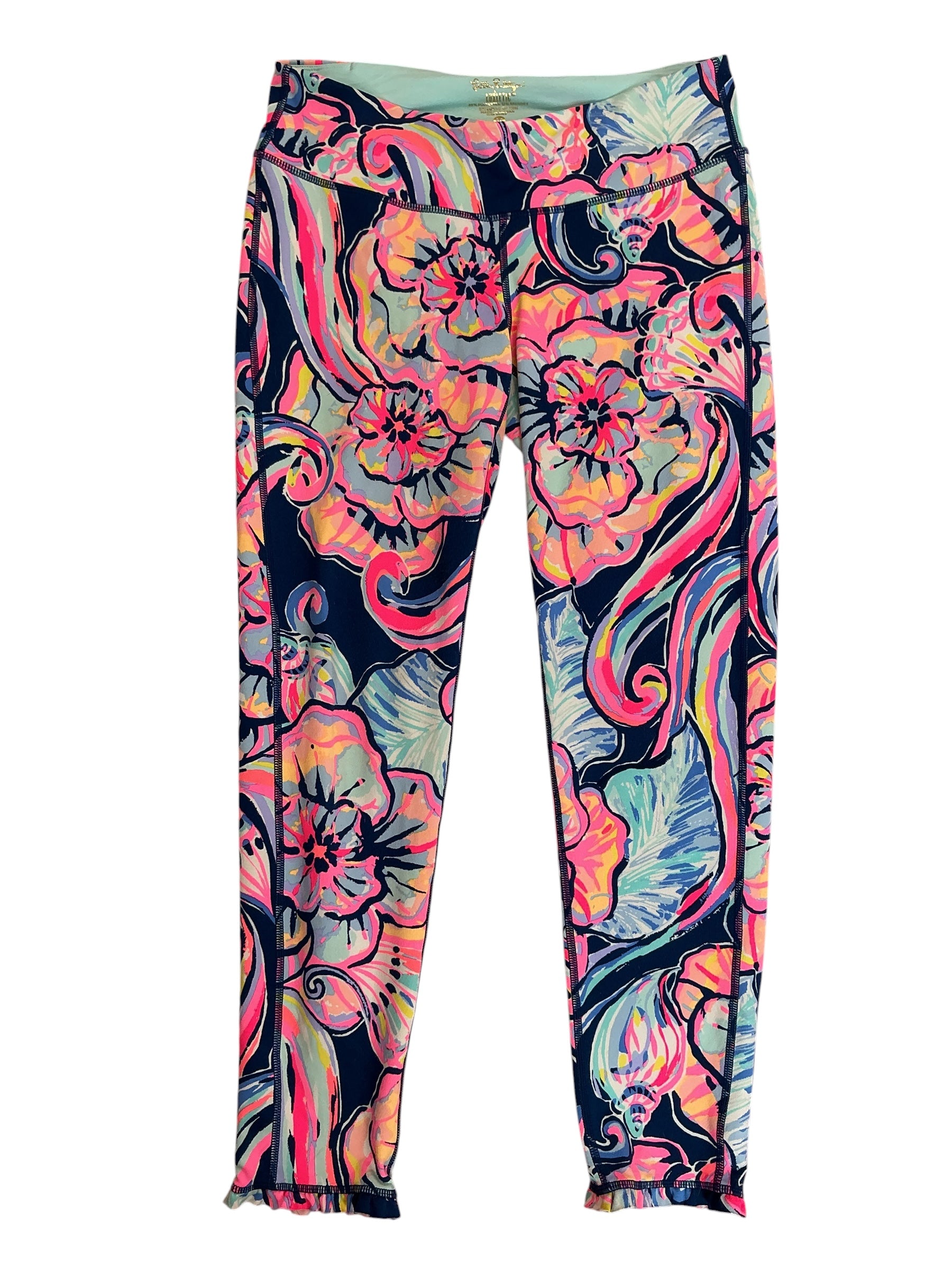 Lilly Pulitzer Luxletic Marla Weekender Leggings Boho Bateau - Size M