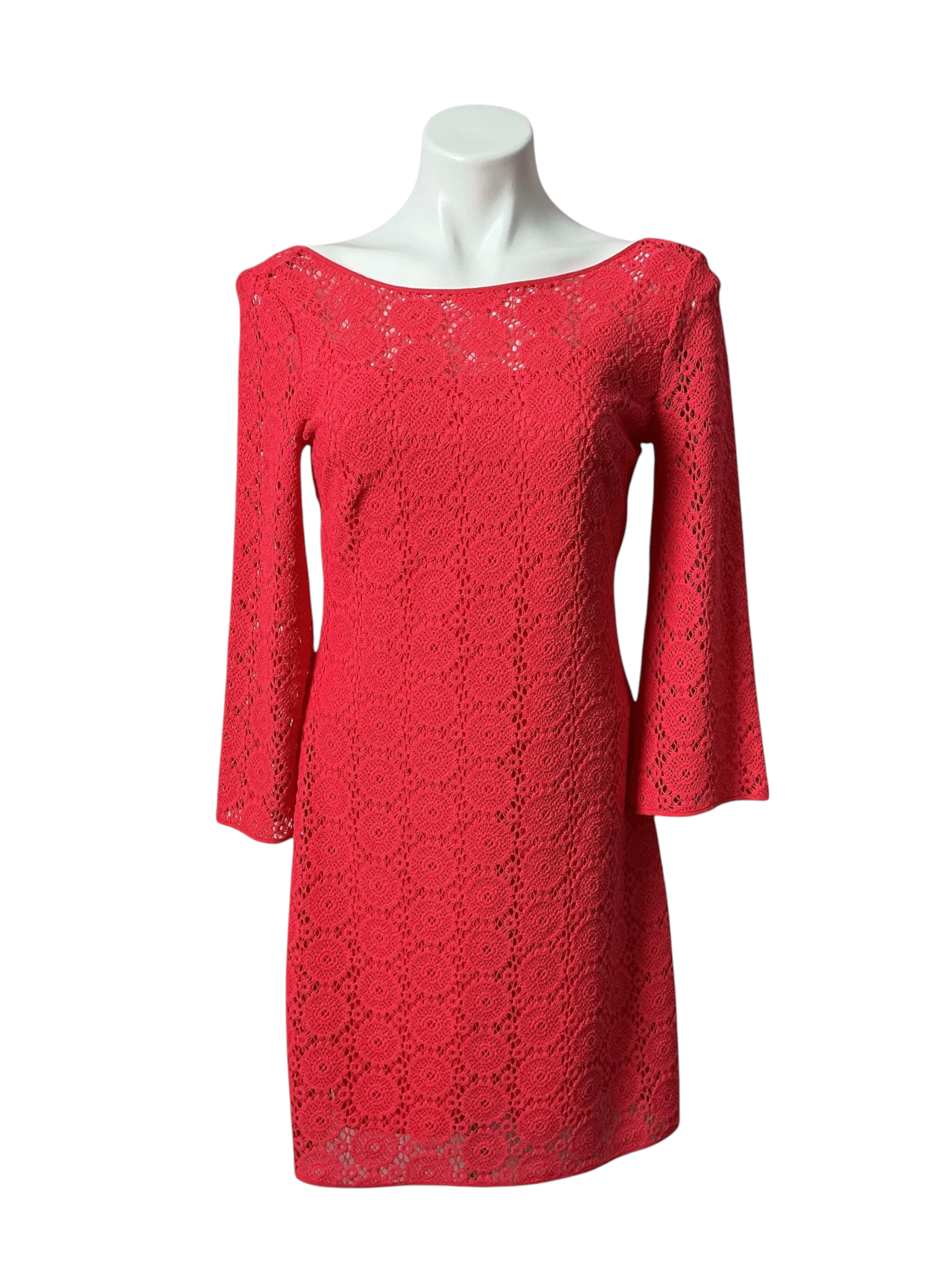 Lilly Pulitzer NWT Topanga Dress Island Coral Breakers Lace - Size S