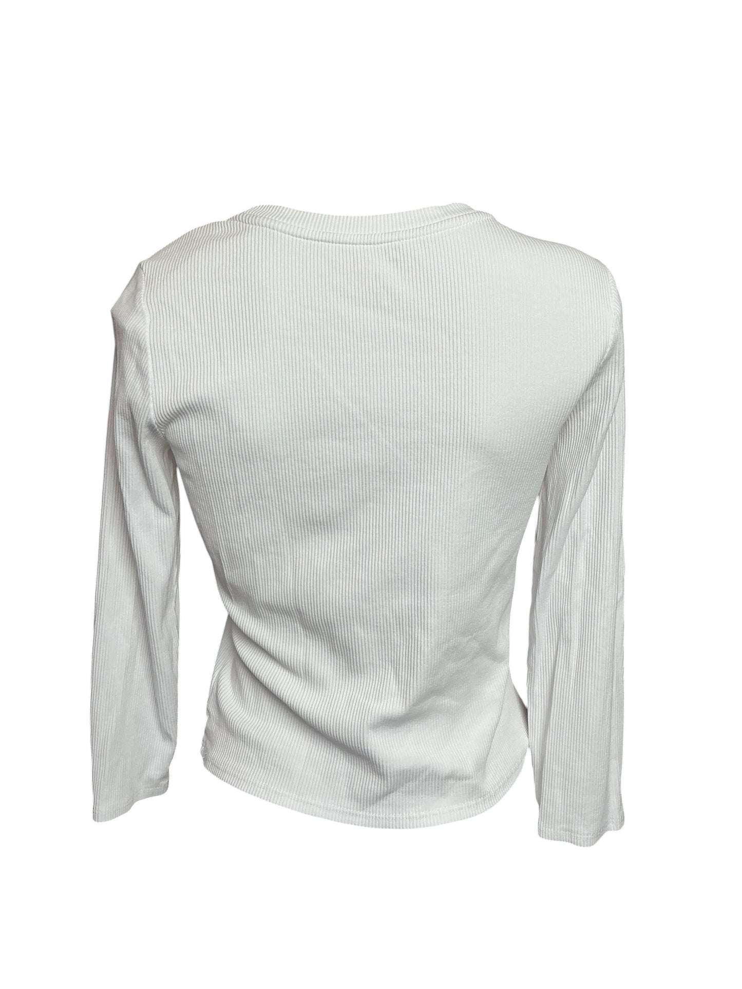 Lilly Pulitzer Westley Long Sleeve Tee - Resort White - Size S