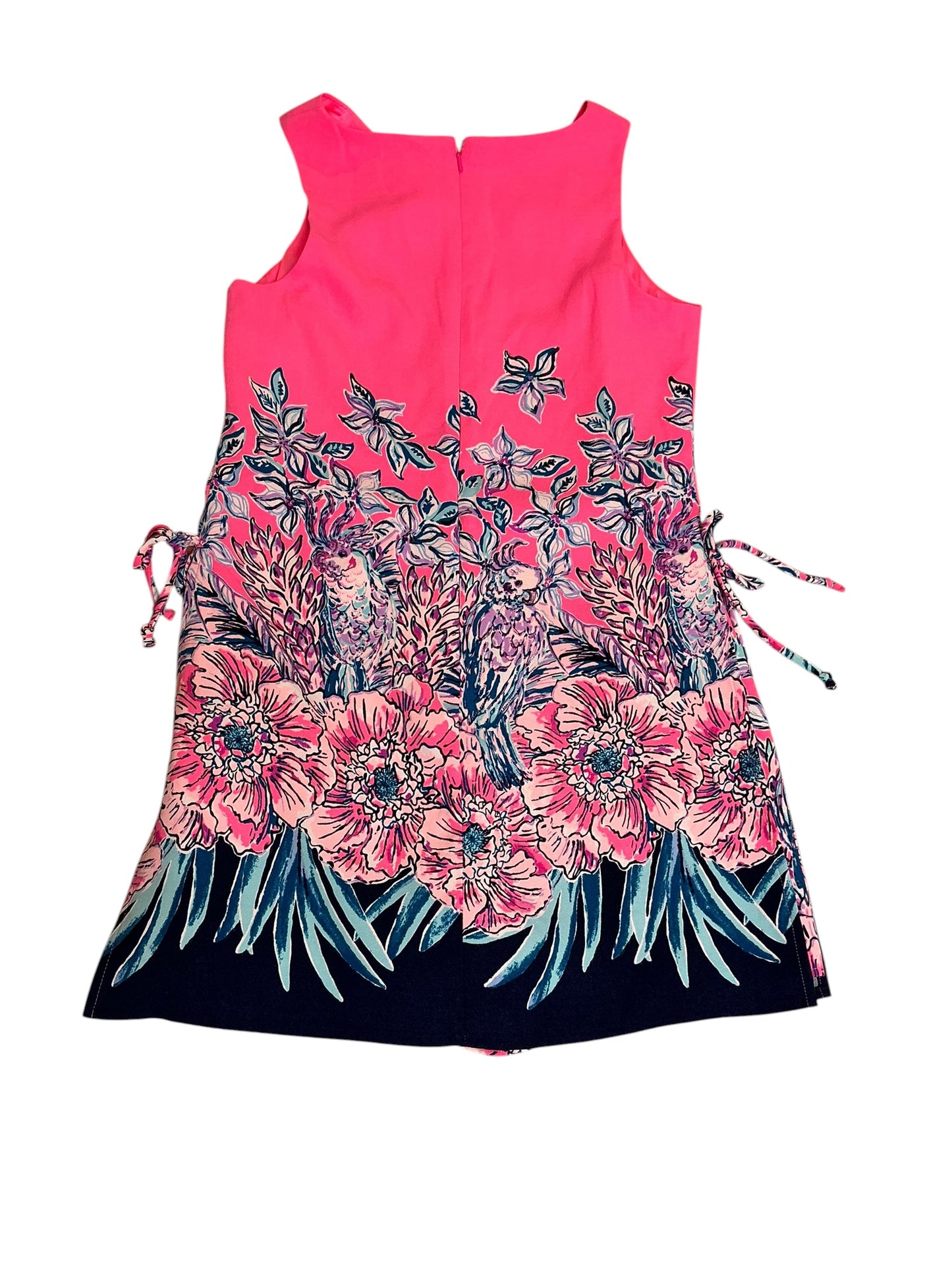 Lilly Pulitzer Donna Romper Pink Tropics Lucky Lady Engineered Floral - Size 0